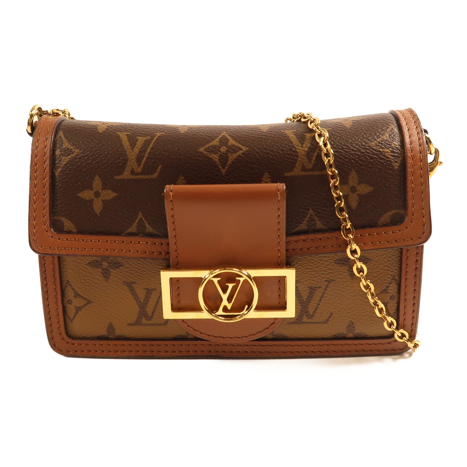 LOUIS VUITTON 【激減優惠】Monogram Reverse Dauphine肩背袋