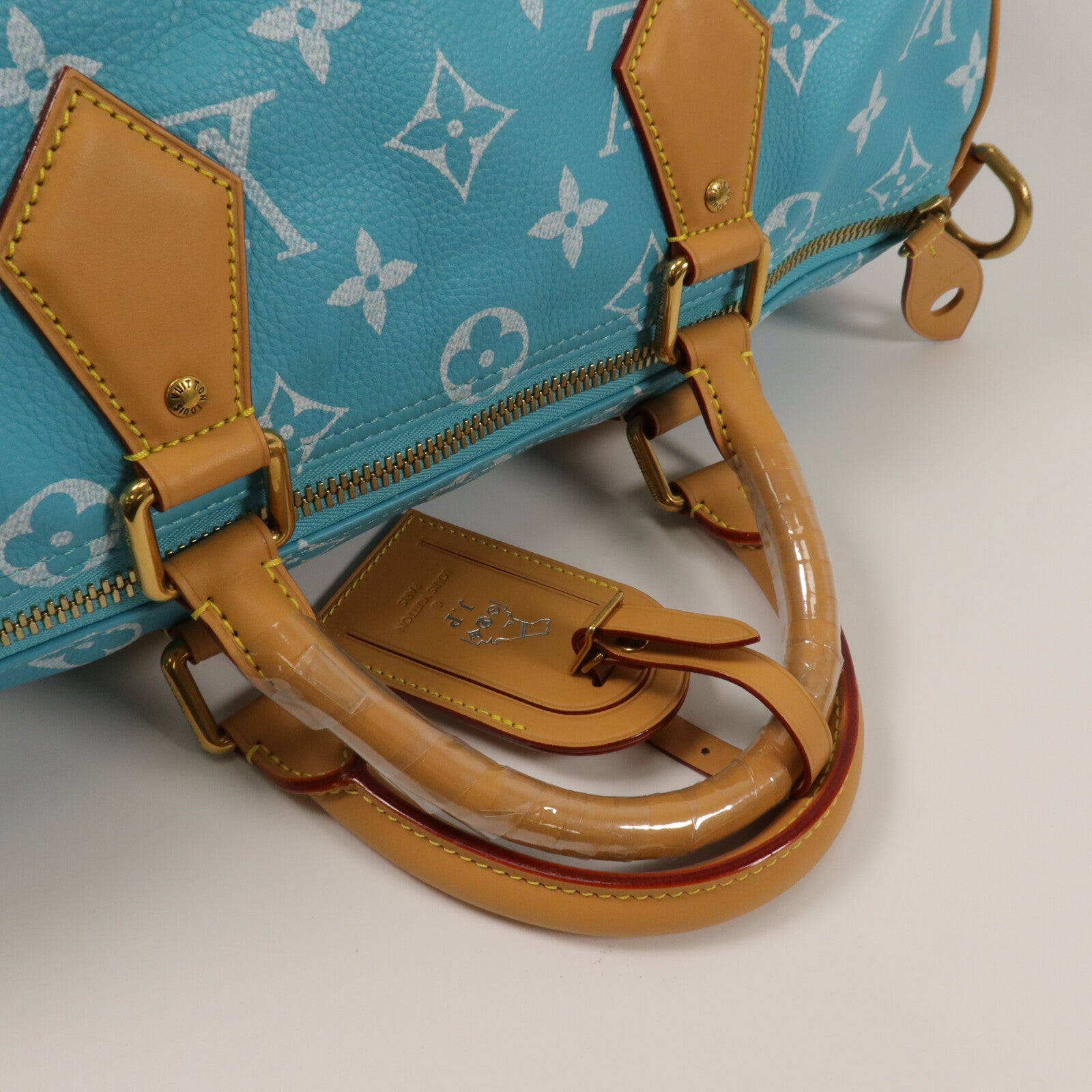 LOUIS VUITTON 牛皮皮革Speedy P9 Bandouliere 40手挽肩背兩用袋