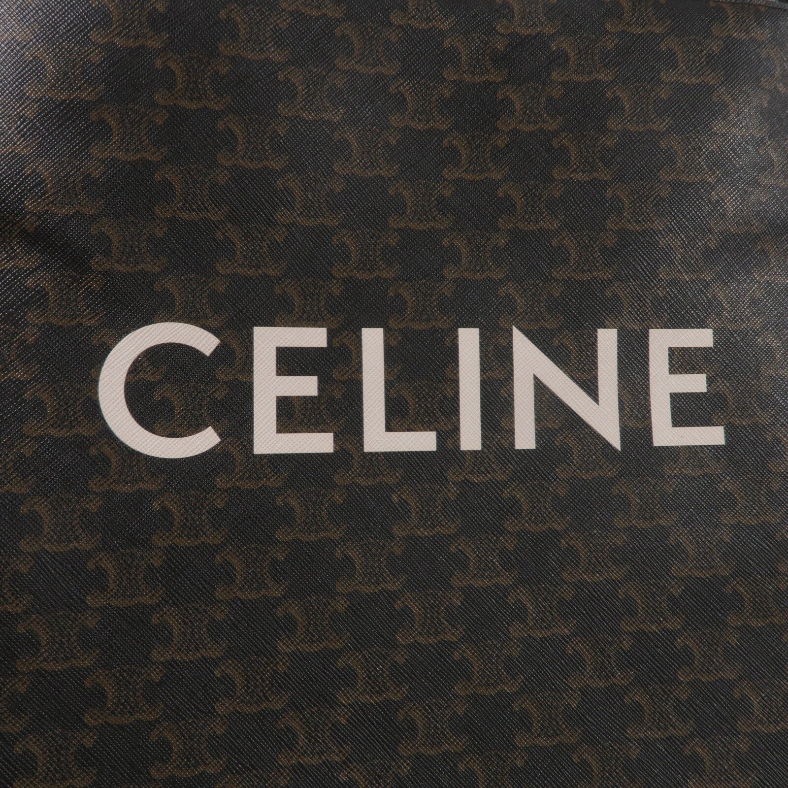 CELINE 塗層帆布Vertical Cabas Triomphe手挽肩背兩用袋