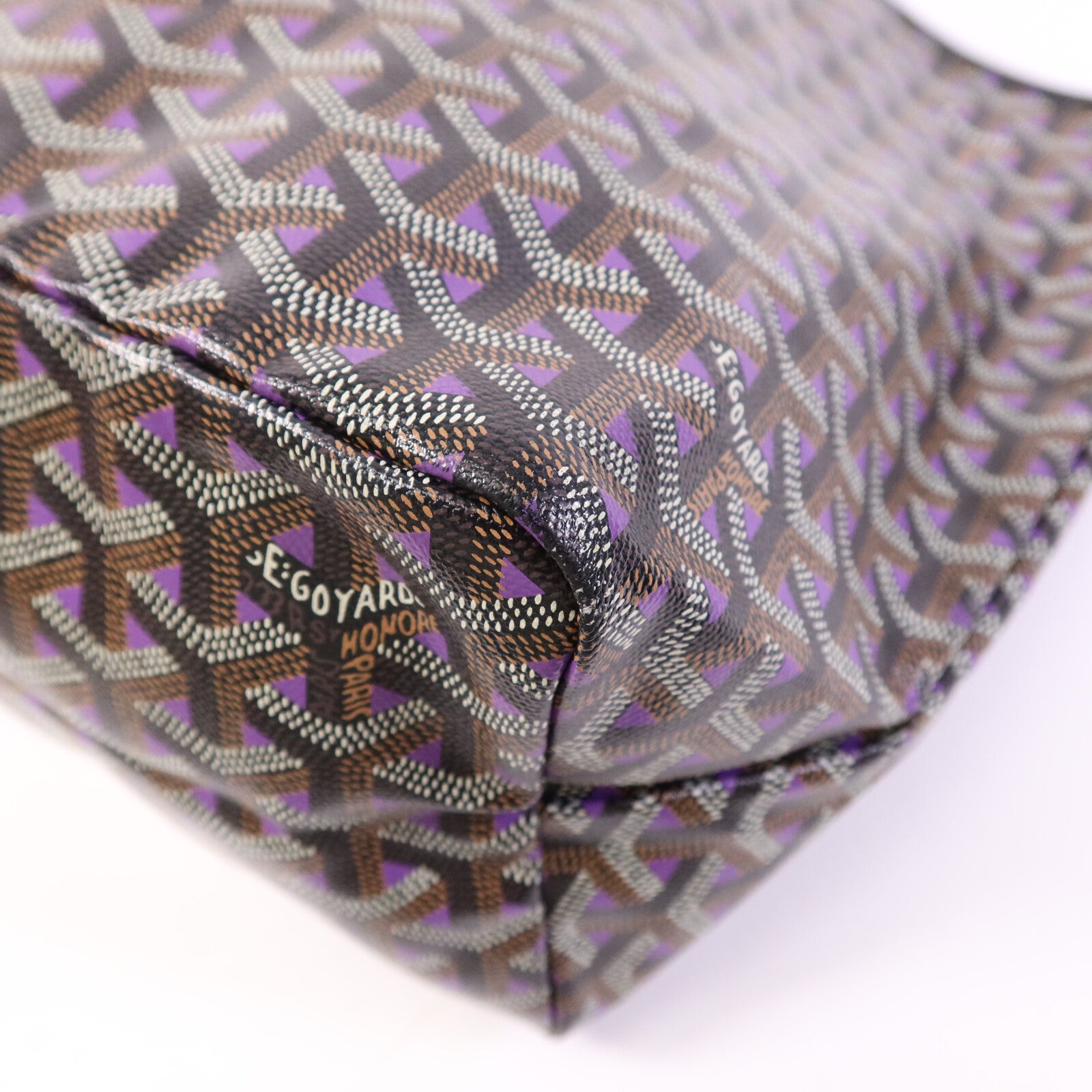 GOYARD 塗層帆布Saint Louis PM銀扣手挽袋