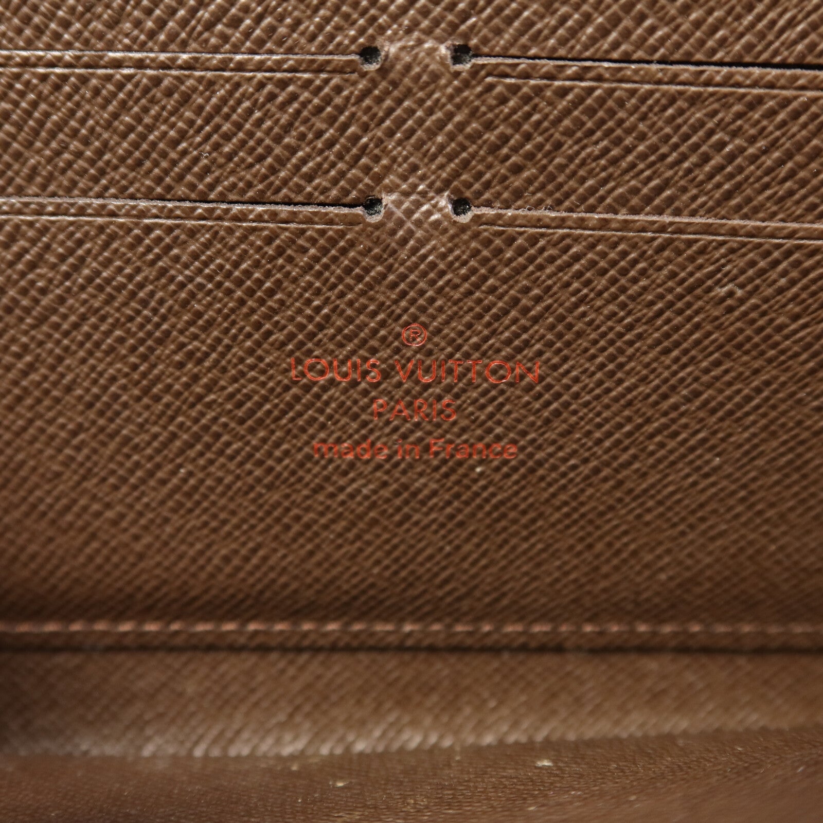 LOUIS VUITTON Damier Zippy Long Wallet金扣長錢包