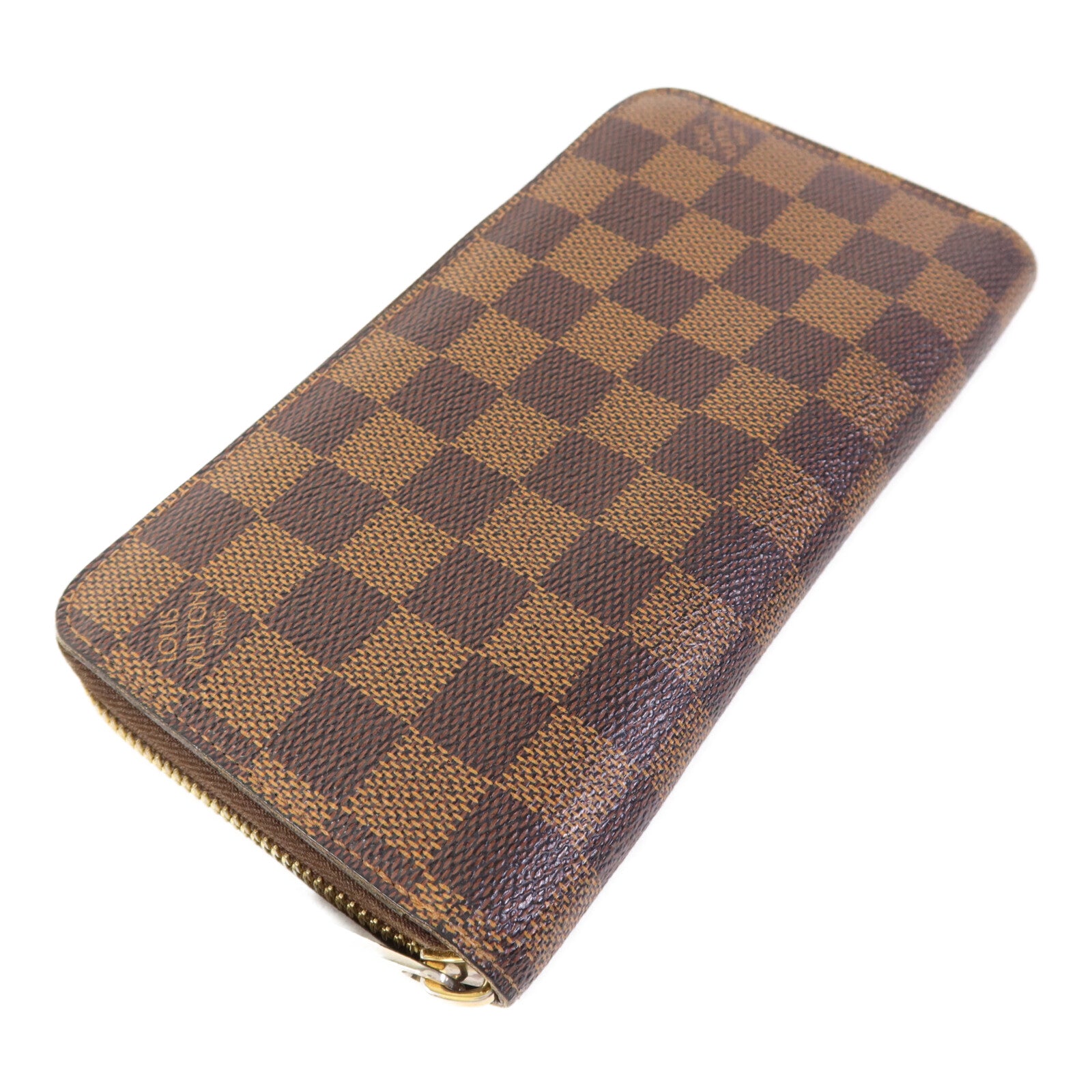 LOUIS VUITTON Damier Zippy Long Wallet金扣長錢包
