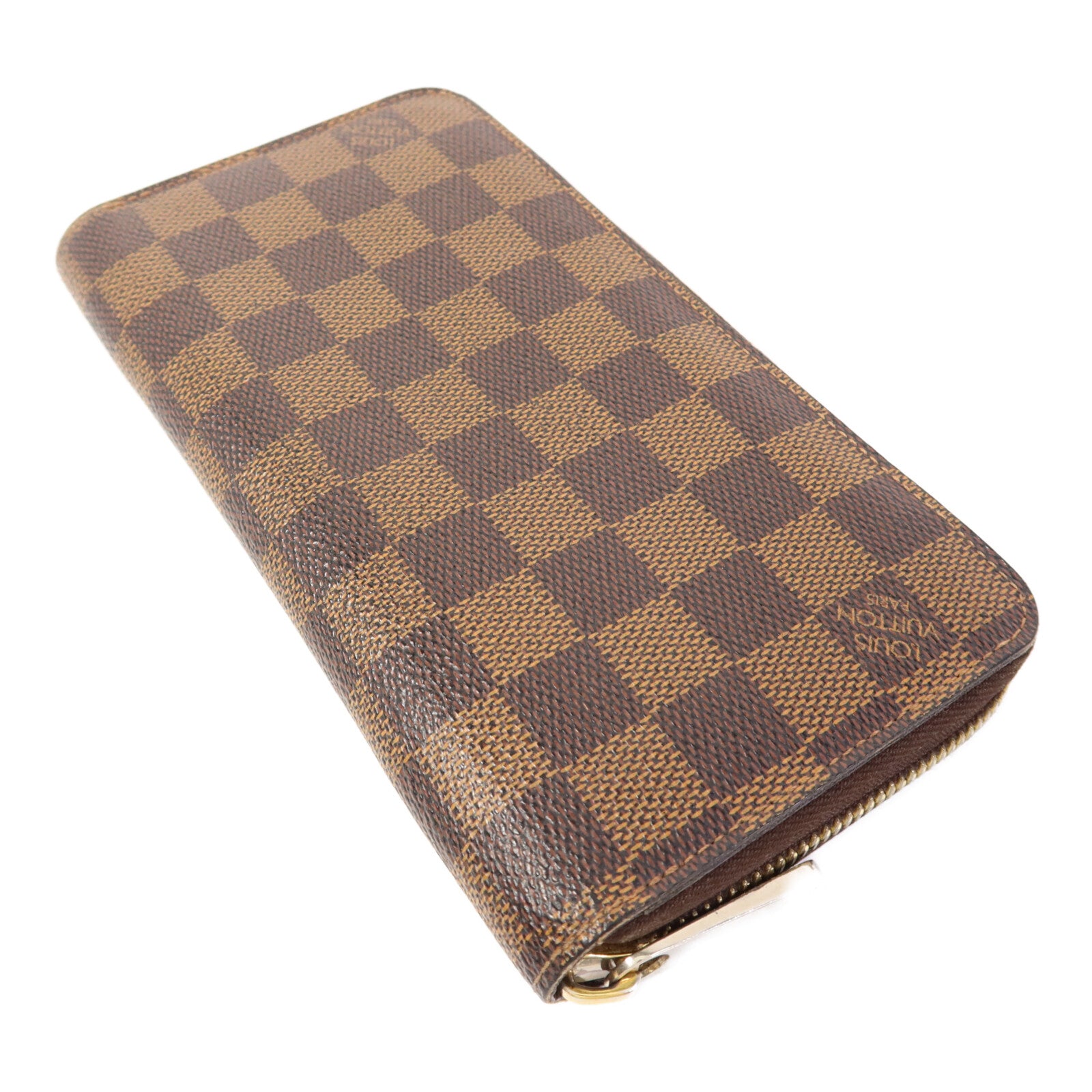 LOUIS VUITTON Damier Zippy Long Wallet金扣長錢包