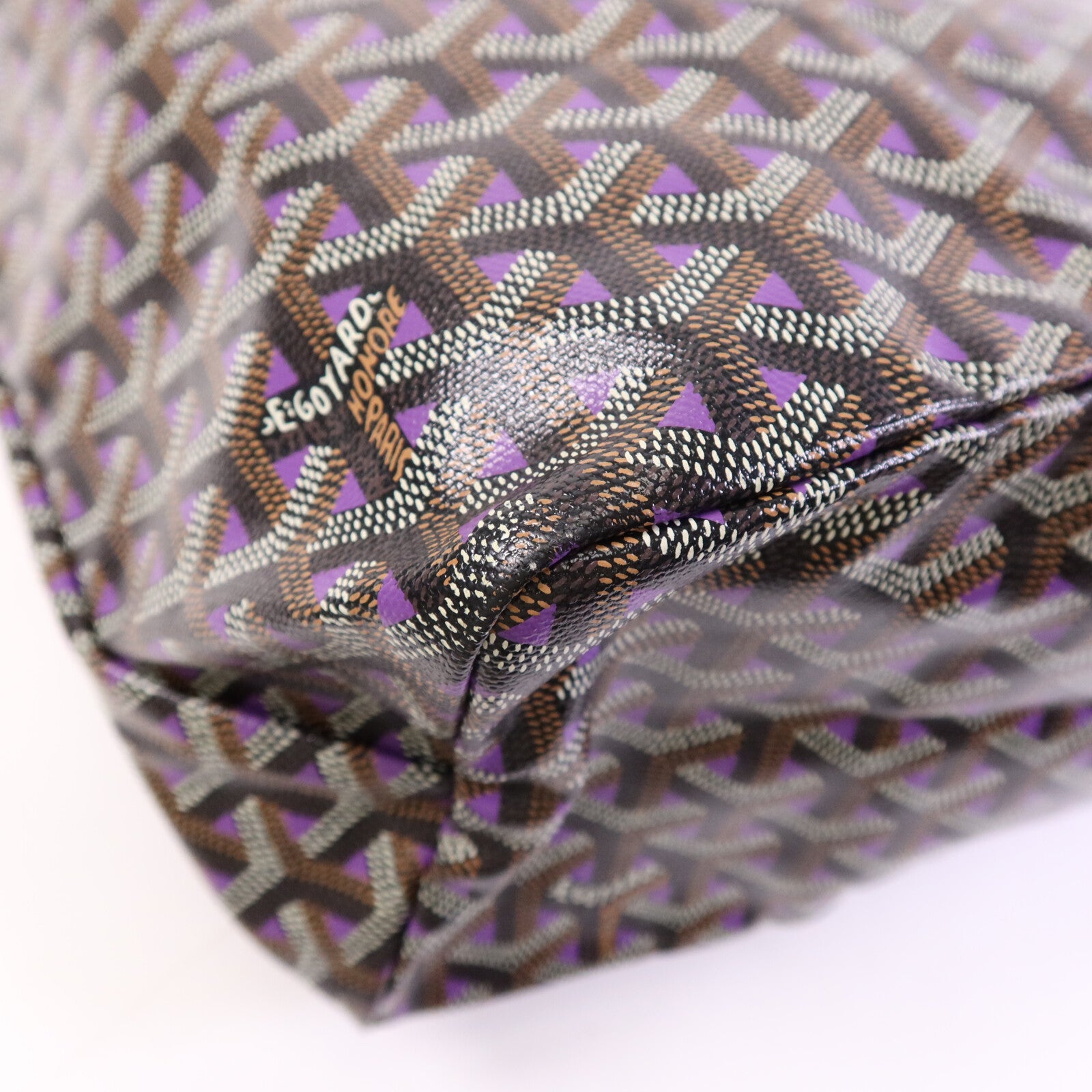 GOYARD 塗層帆布Saint Louis PM銀扣手挽袋