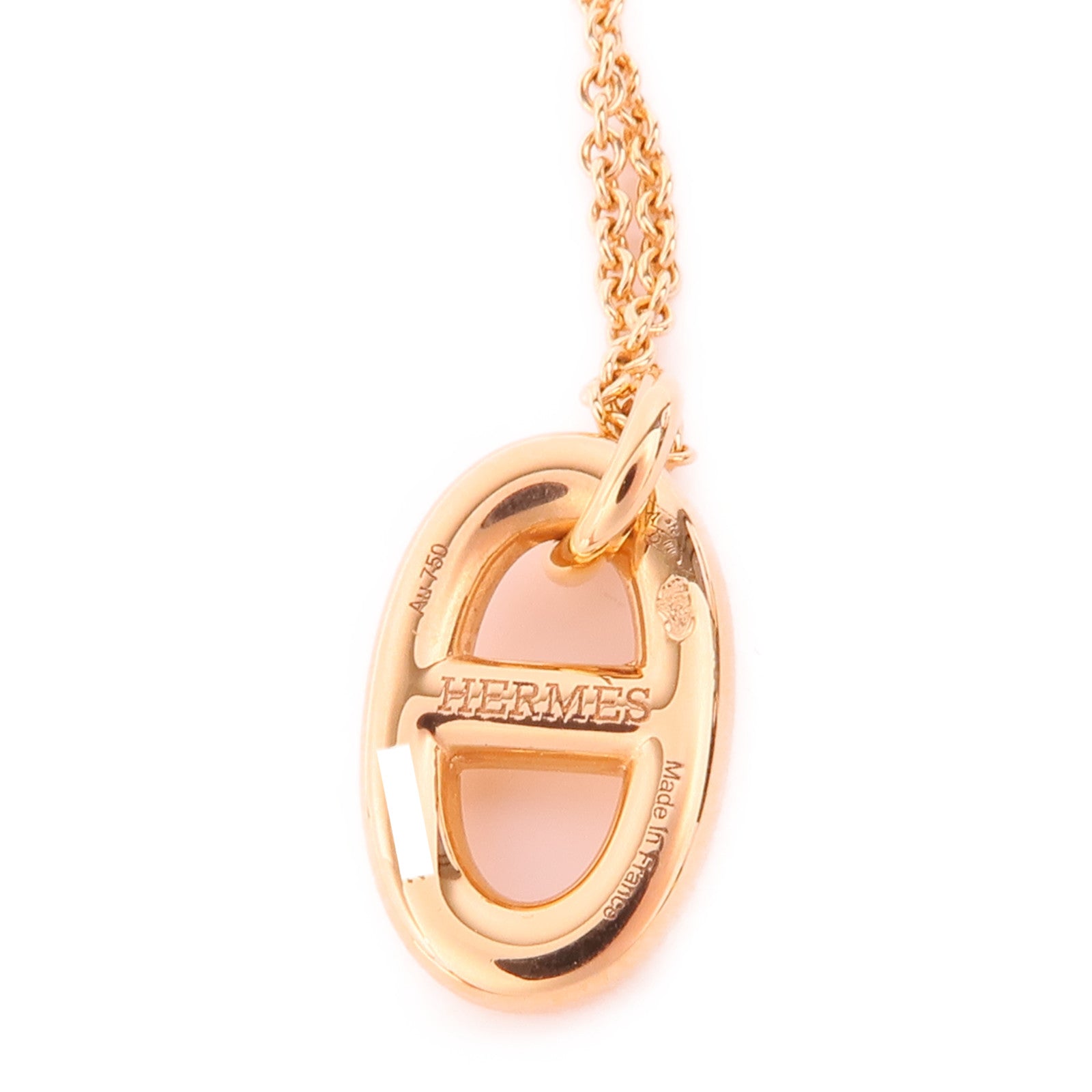 HERMES 18K玫瑰金Farandole Pendant項鍊