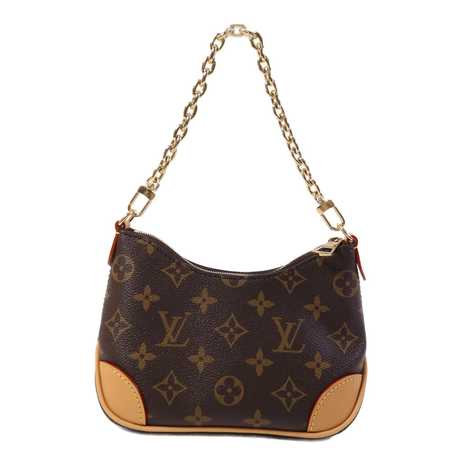 LOUIS VUITTON Monogram Nano Boulogne金扣手挽肩背兩用袋