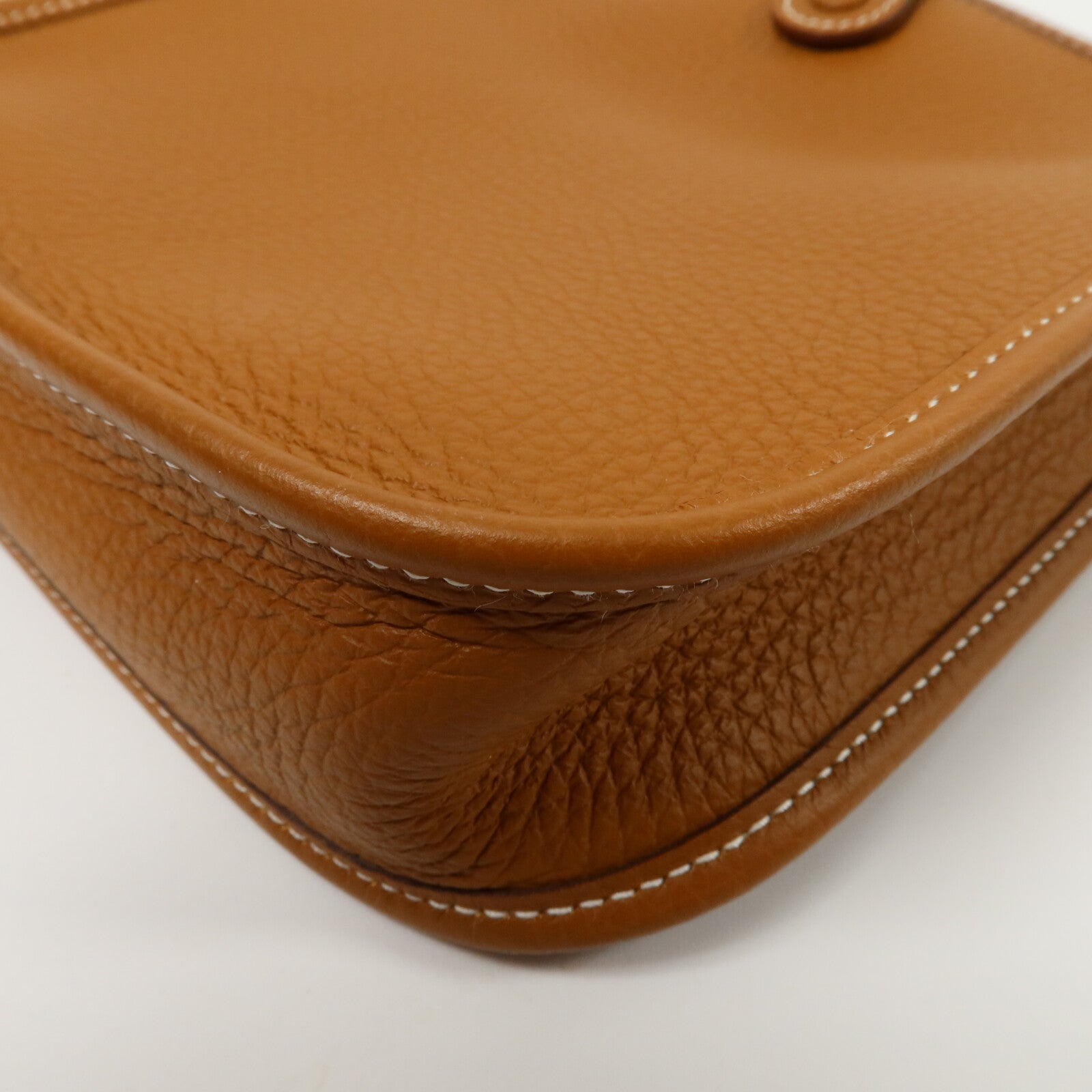 HERMES Clemence皮革Evelyne TPM肩背袋Gold