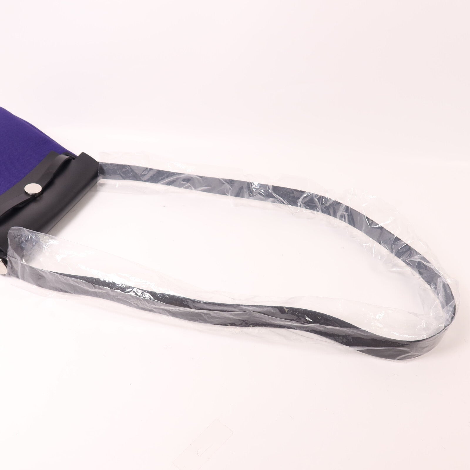 HERMES 帆布Mini Herbag肩背袋Fresh Purple/Noir