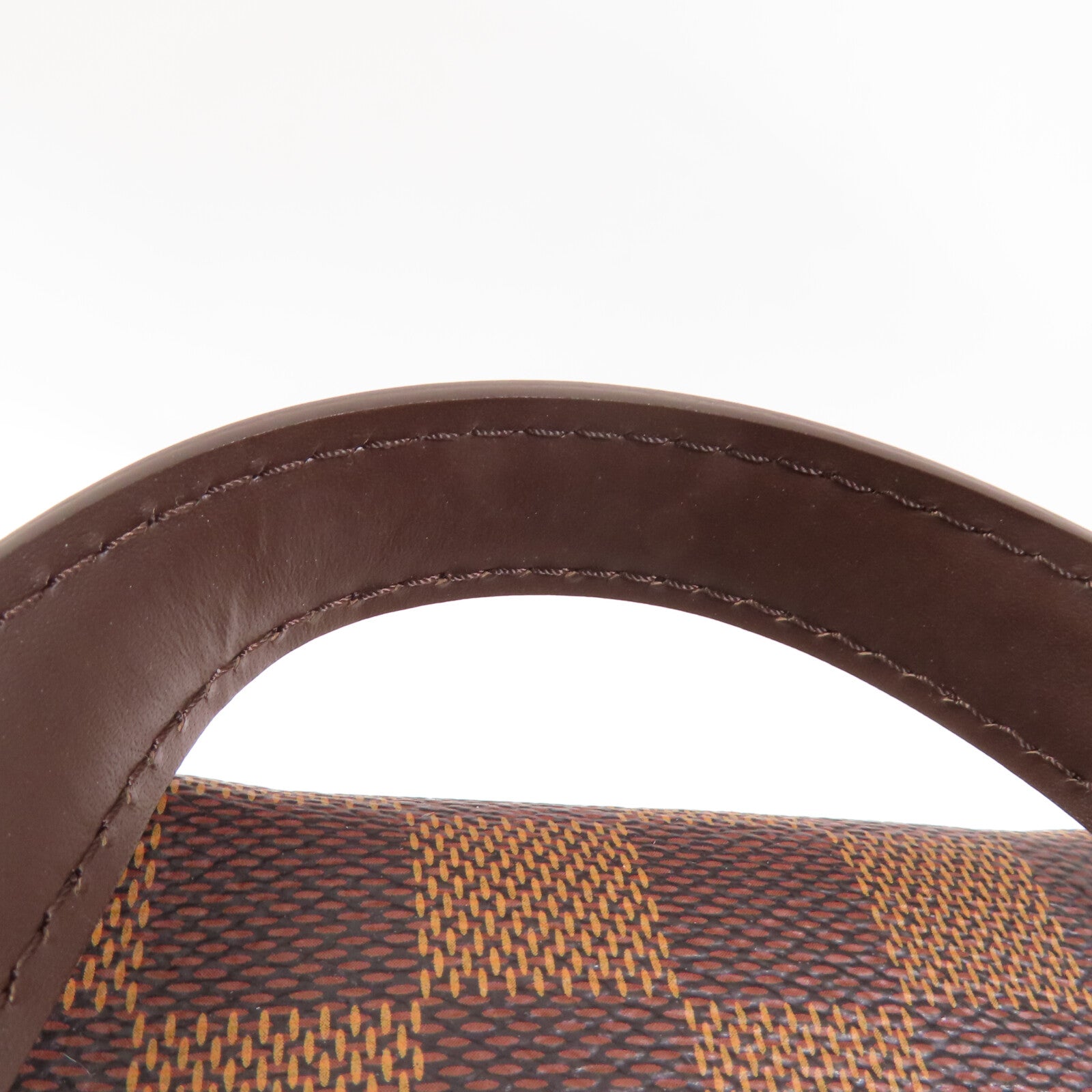 LOUIS VUITTON Damier Ebene Verona PM金扣手挽袋