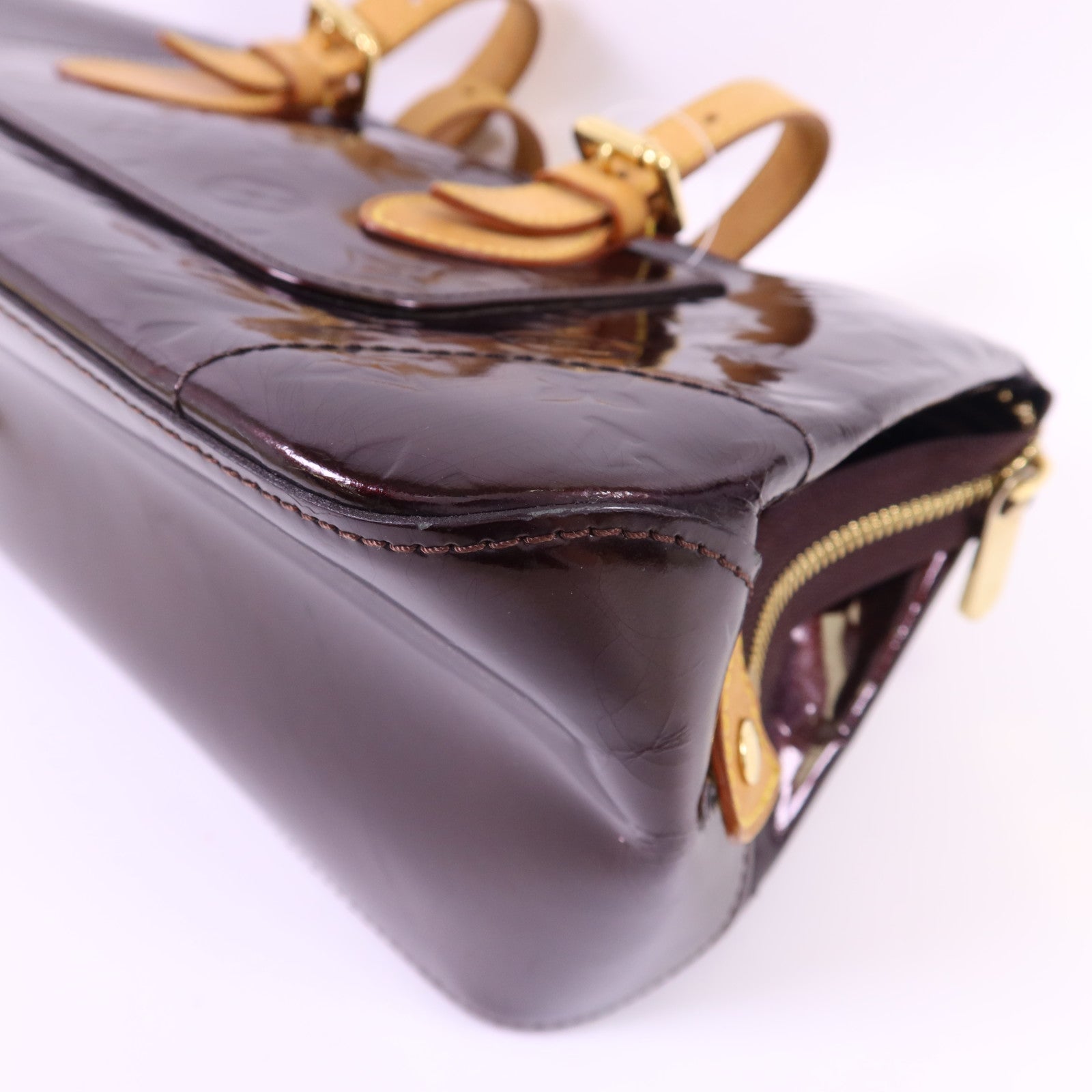 LOUIS VUITTON Vernis Rosewood Avenue金扣肩背袋