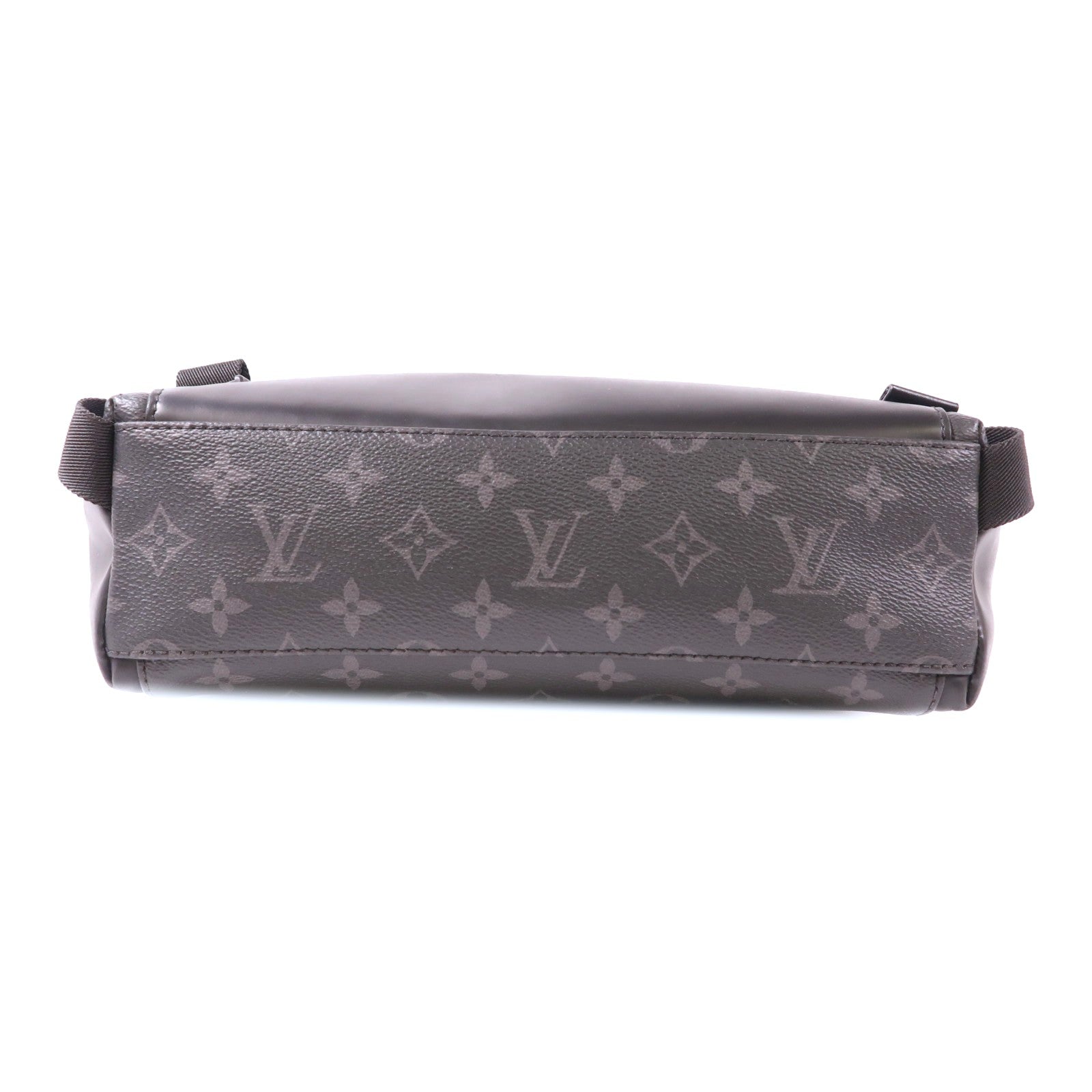 LOUIS VUITTON Monogram Eclipse Messenger PM Voyager銀扣肩背袋