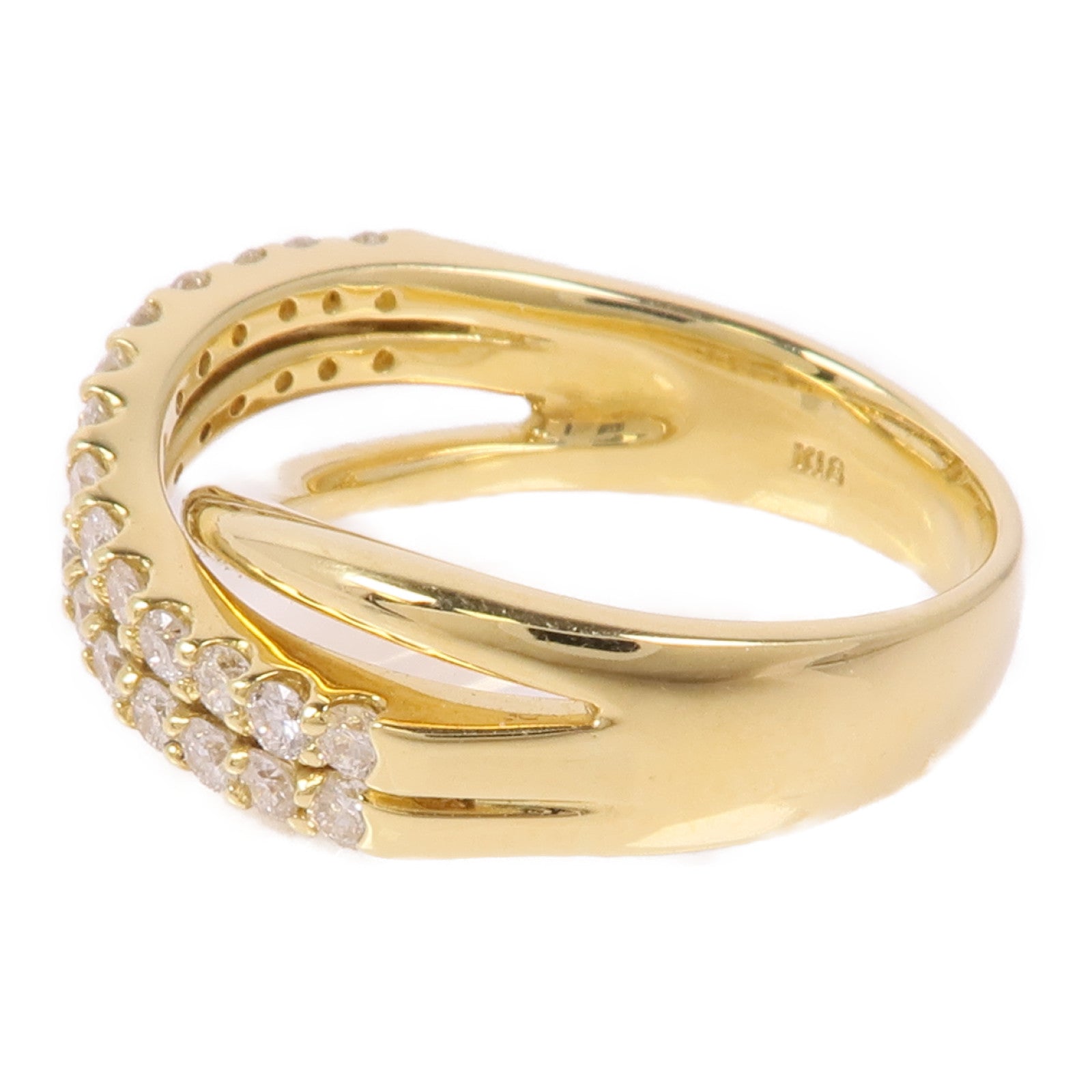 JEWELRY 18K黃金Diamond Ring鑽石戒指US#6.25