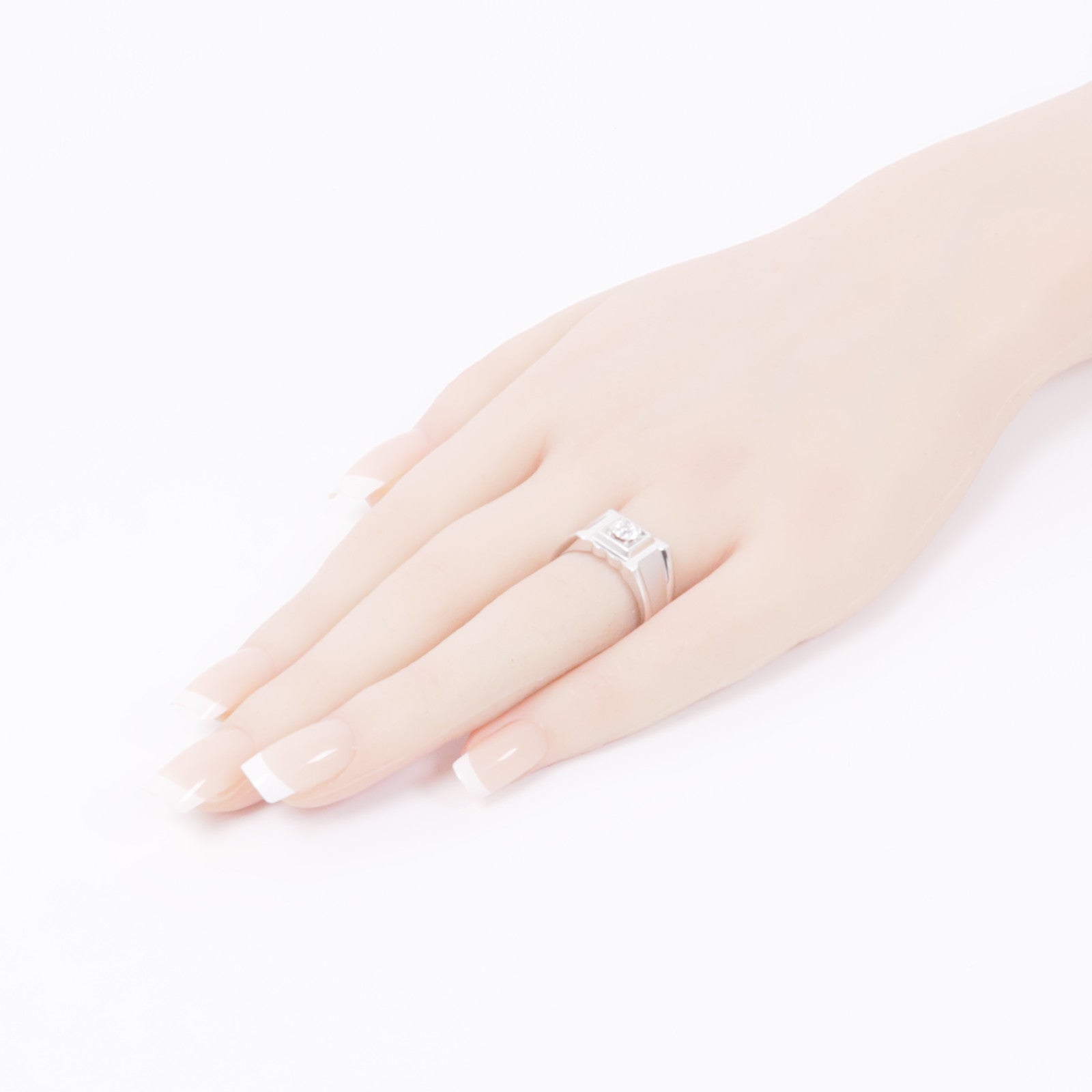 JEWELRY 18K白金Diamond Ring鑽石戒指US#7.75