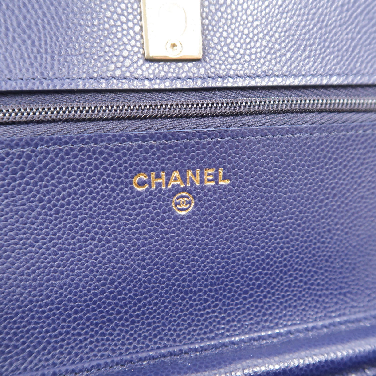 CHANEL 牛皮皮革WOC Wallet On Chain鏈帶肩背袋