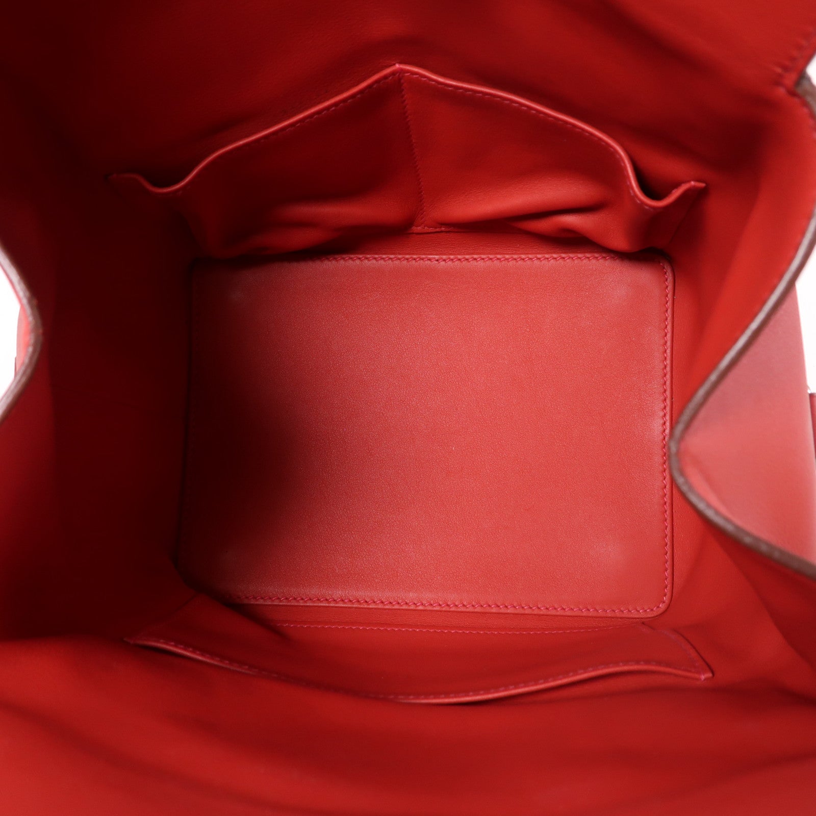 HERMES Swift皮革Tool Box 20銀扣手挽肩背兩用袋Vermillon