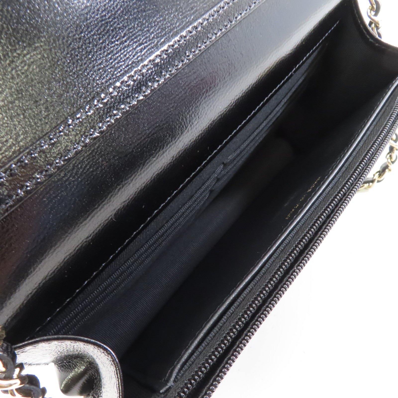 CHANEL 【激減優惠】菱格牛皮皮革Chanel 31 Wallet On Chain金扣鏈帶肩背袋黑色