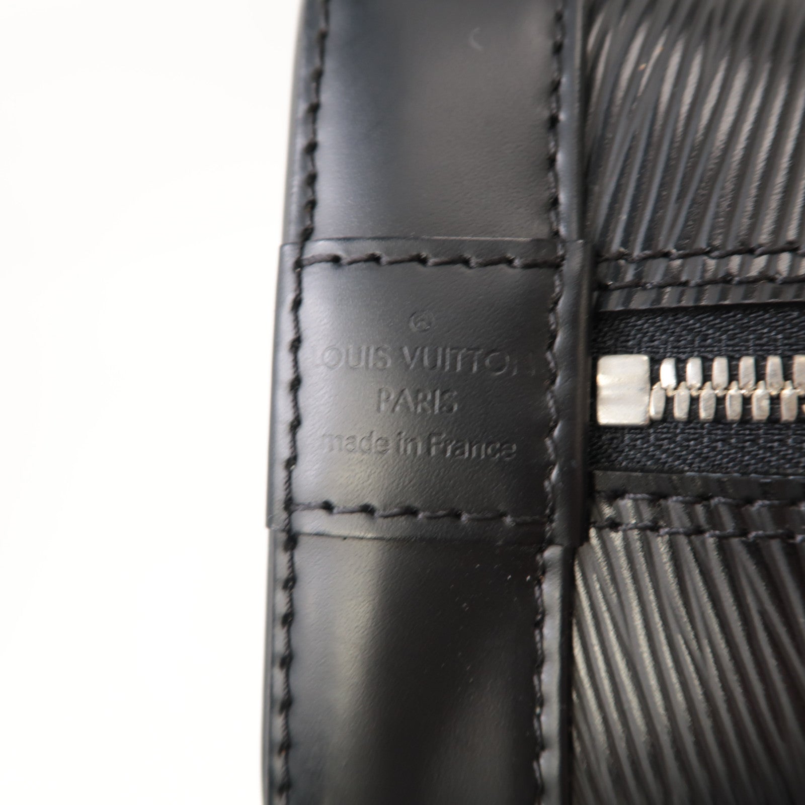 LOUIS VUITTON LV SHW Alma PM Hand Bag M40302 Epi Black