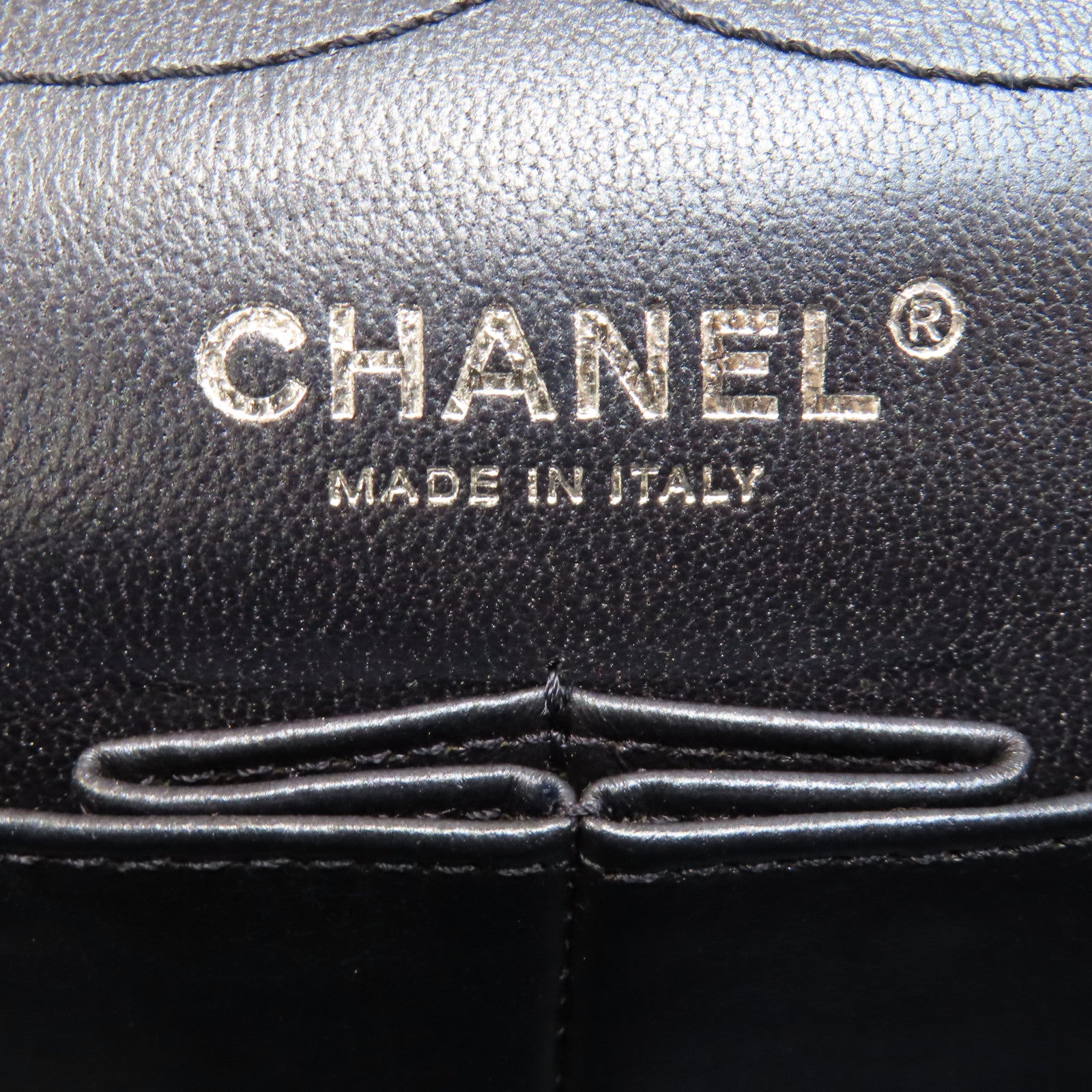 CHANEL 【激減優惠】菱格牛皮皮革2.55銀扣鏈帶肩背袋藍色