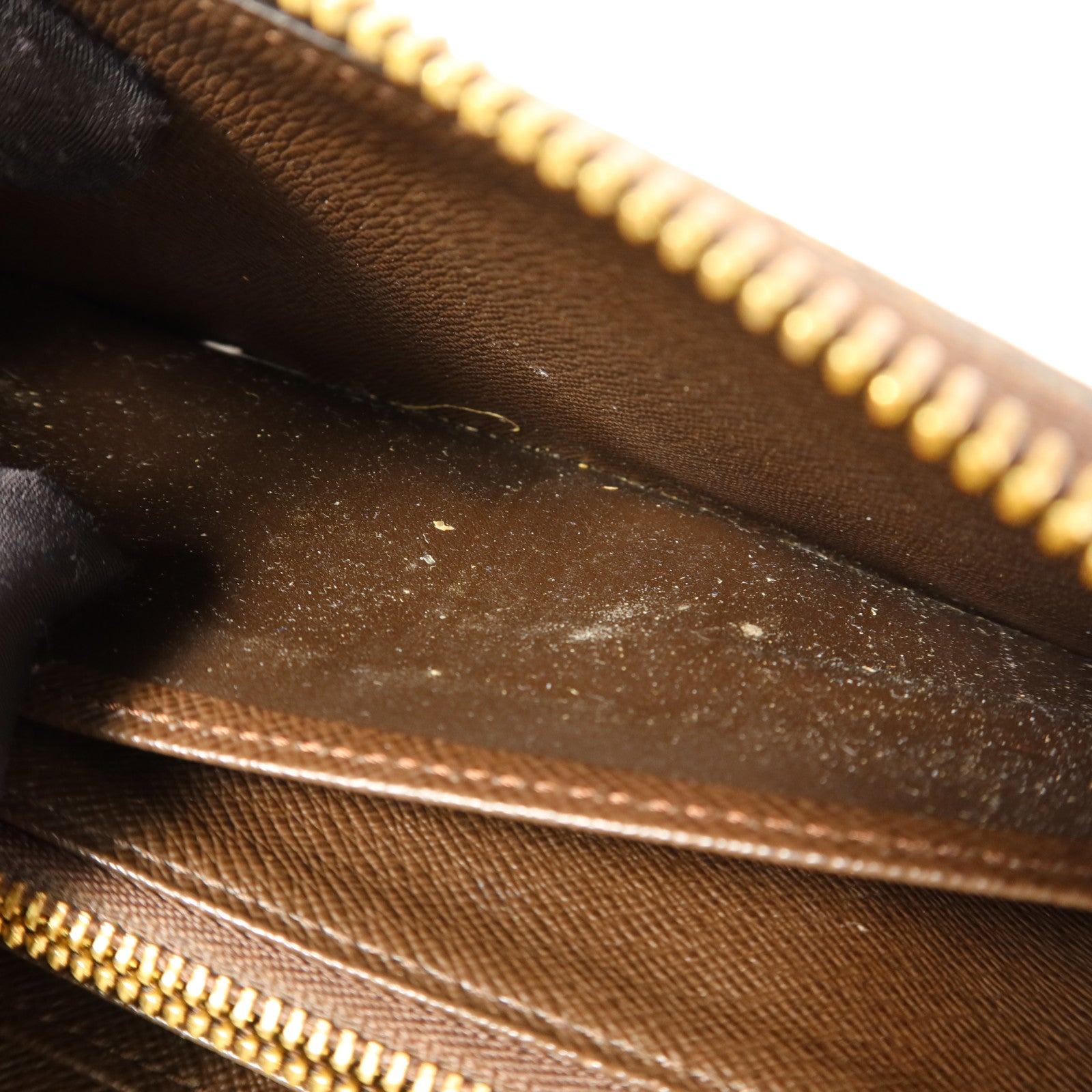 LOUIS VUITTON Damier Zippy Long Wallet金扣長錢包