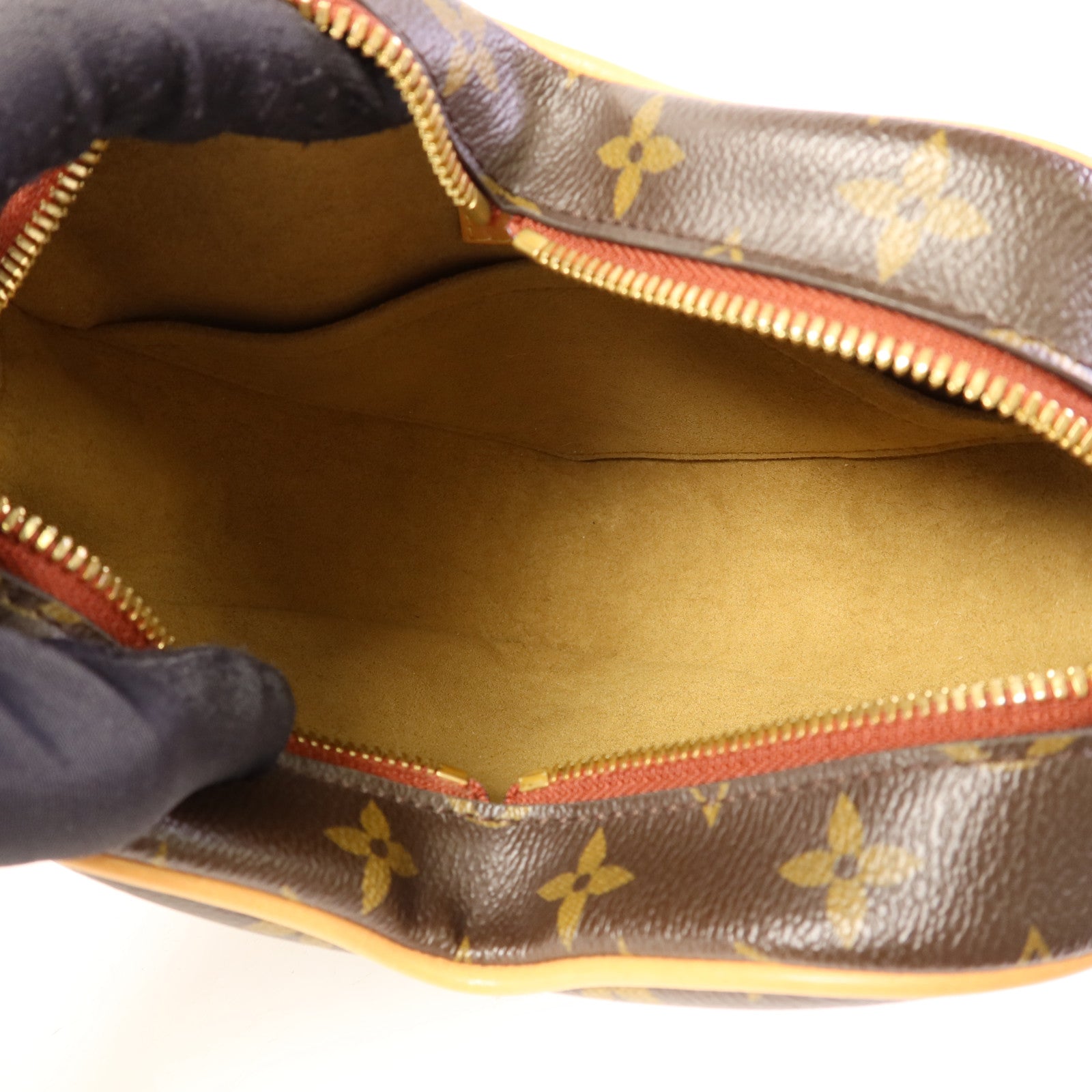 LOUIS VUITTON Monogram Game On Coeur金扣肩背袋棕色