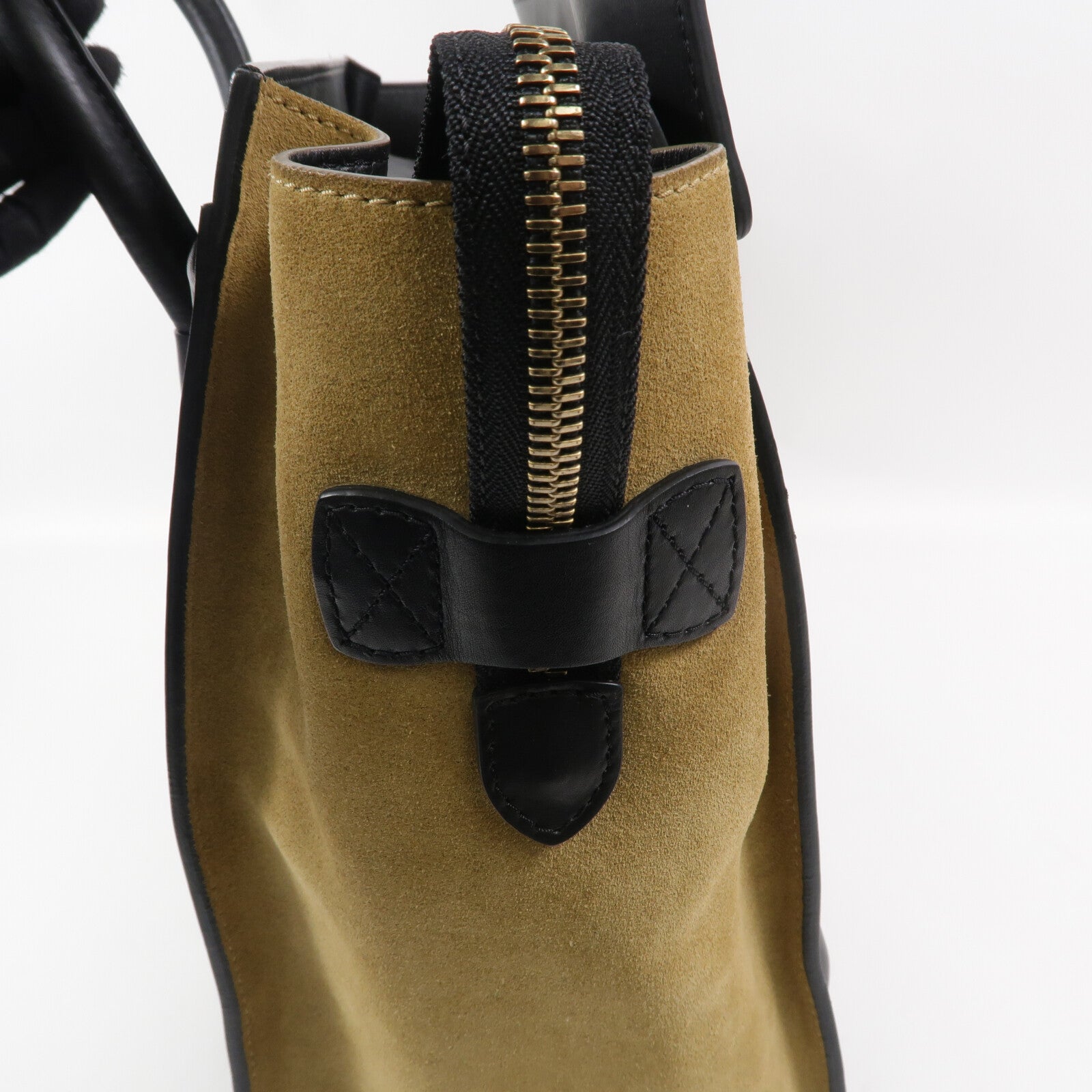 CELINE 牛皮皮革Mini Luggage手挽袋