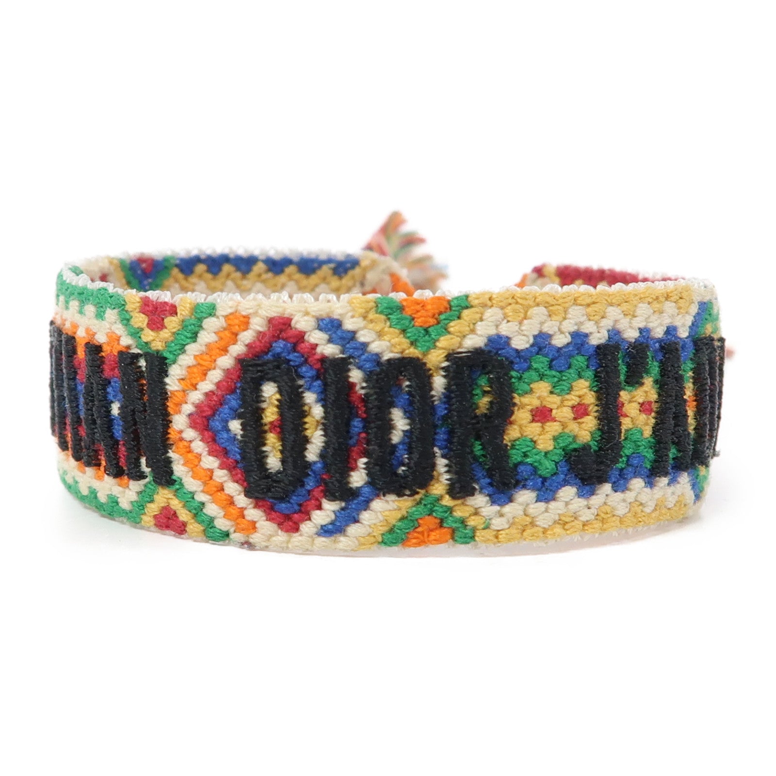 Dior 棉製J'Adior Bracelet手鐲彩色