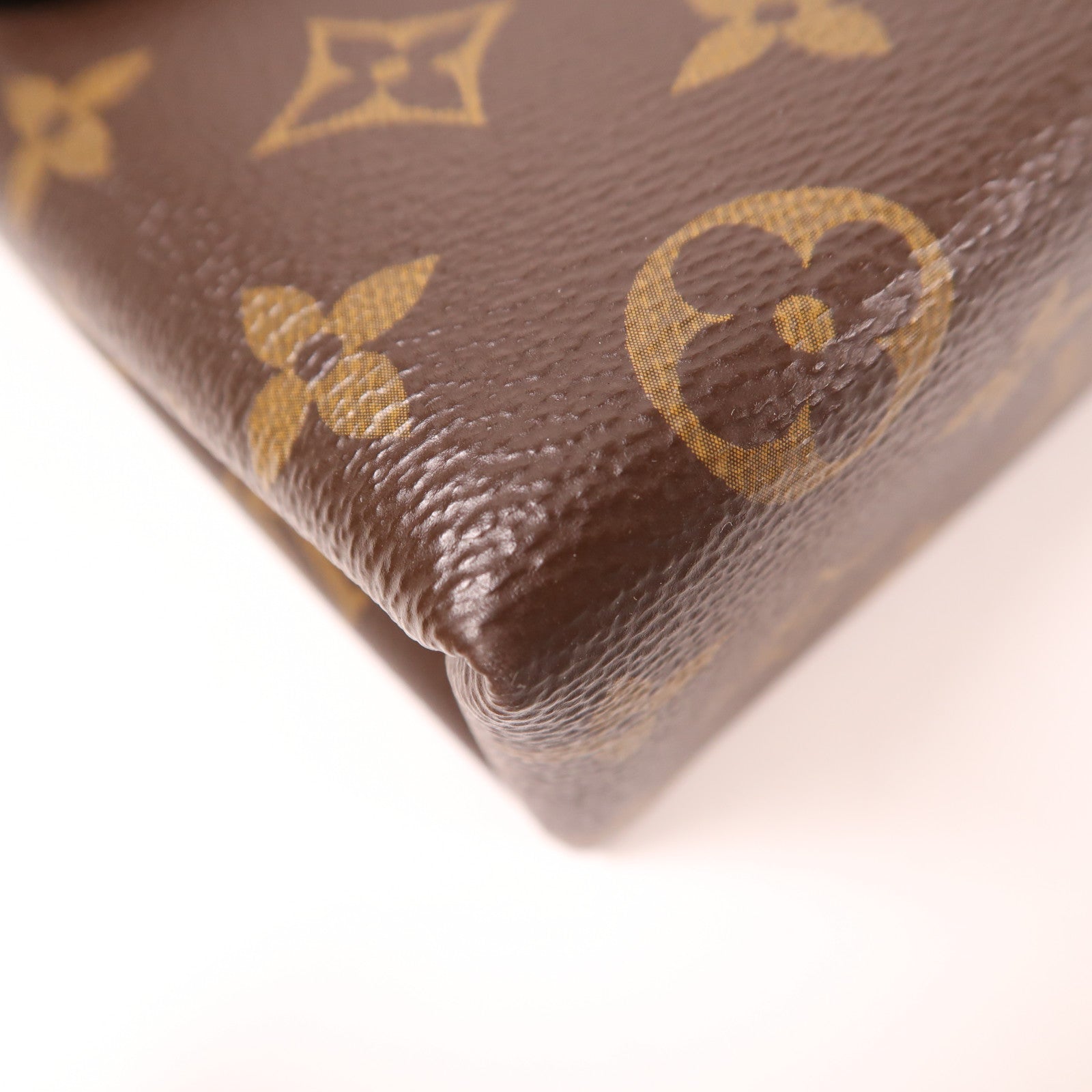 LOUIS VUITTON Monogram Locky BB金扣手挽肩背兩用袋棕色/黑色