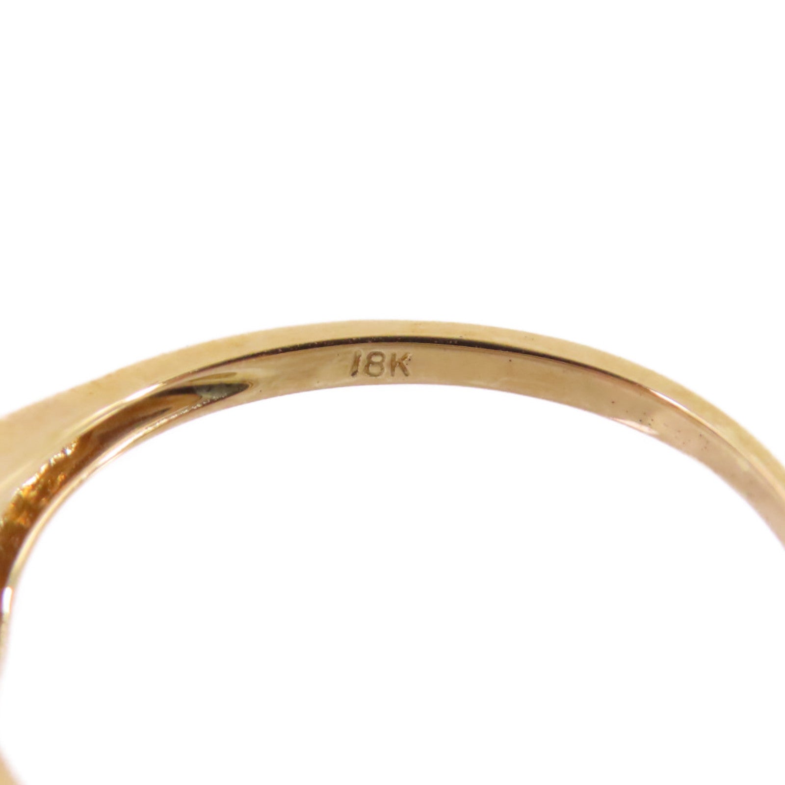 JEWELRY 18K黃金/鑽石Diamond Ring戒指US#6.75