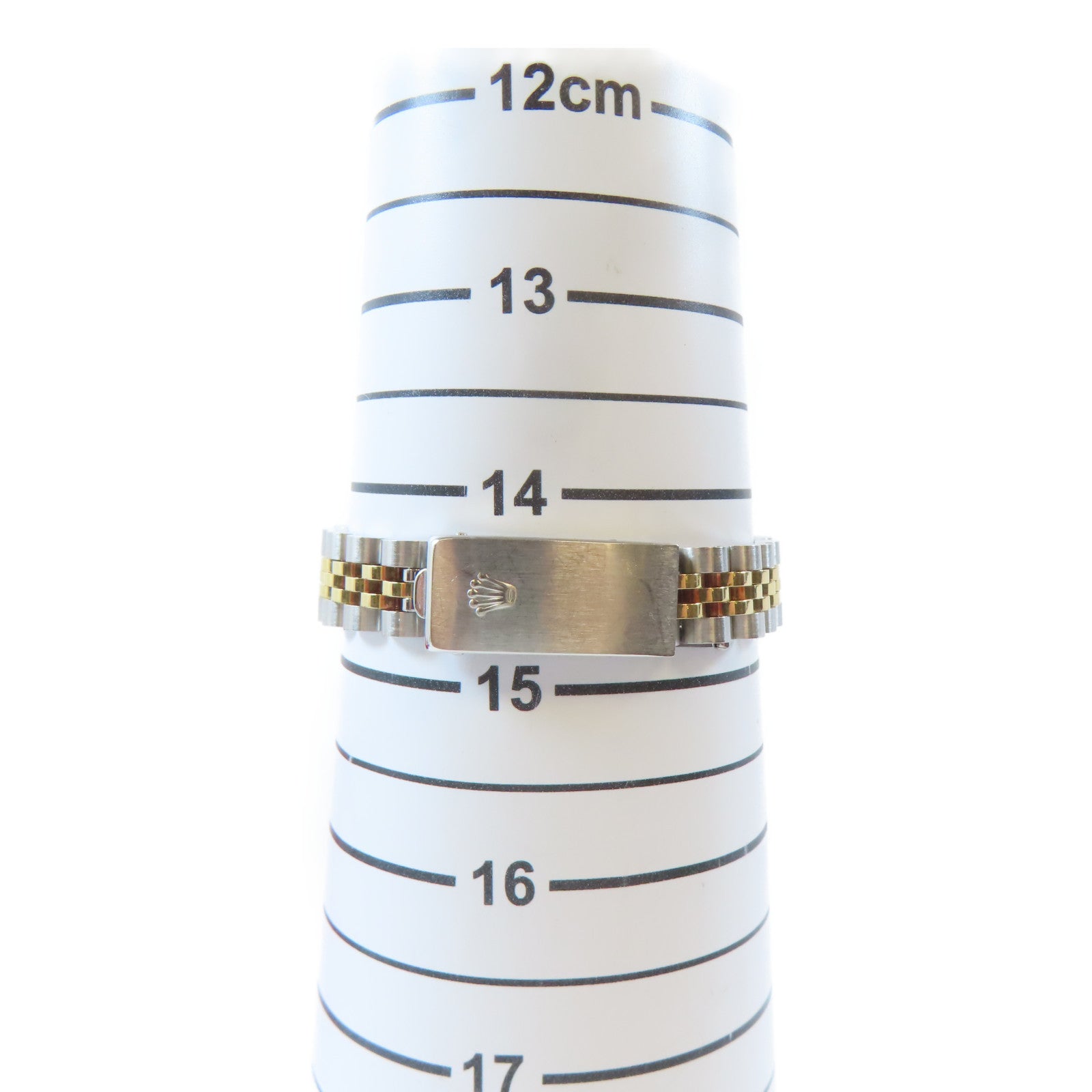 ROLEX Datejust不鏽鋼手錶自動機芯白色#14.5cm