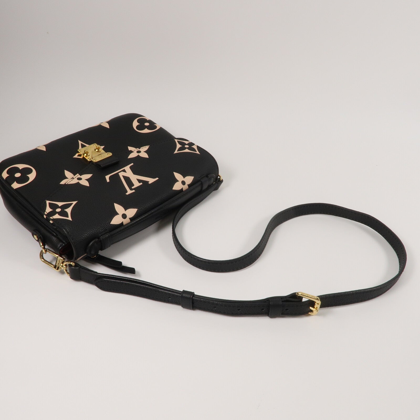 LOUIS VUITTON Monogram Empreinte Pochette Metis手挽肩背兩用袋