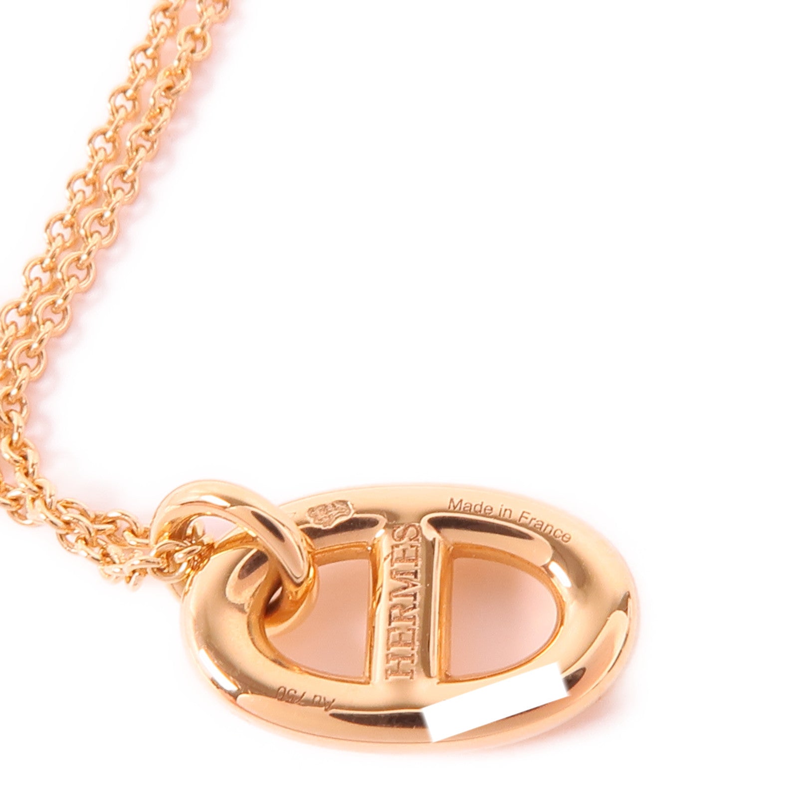 HERMES 18K玫瑰金Farandole Pendant項鍊