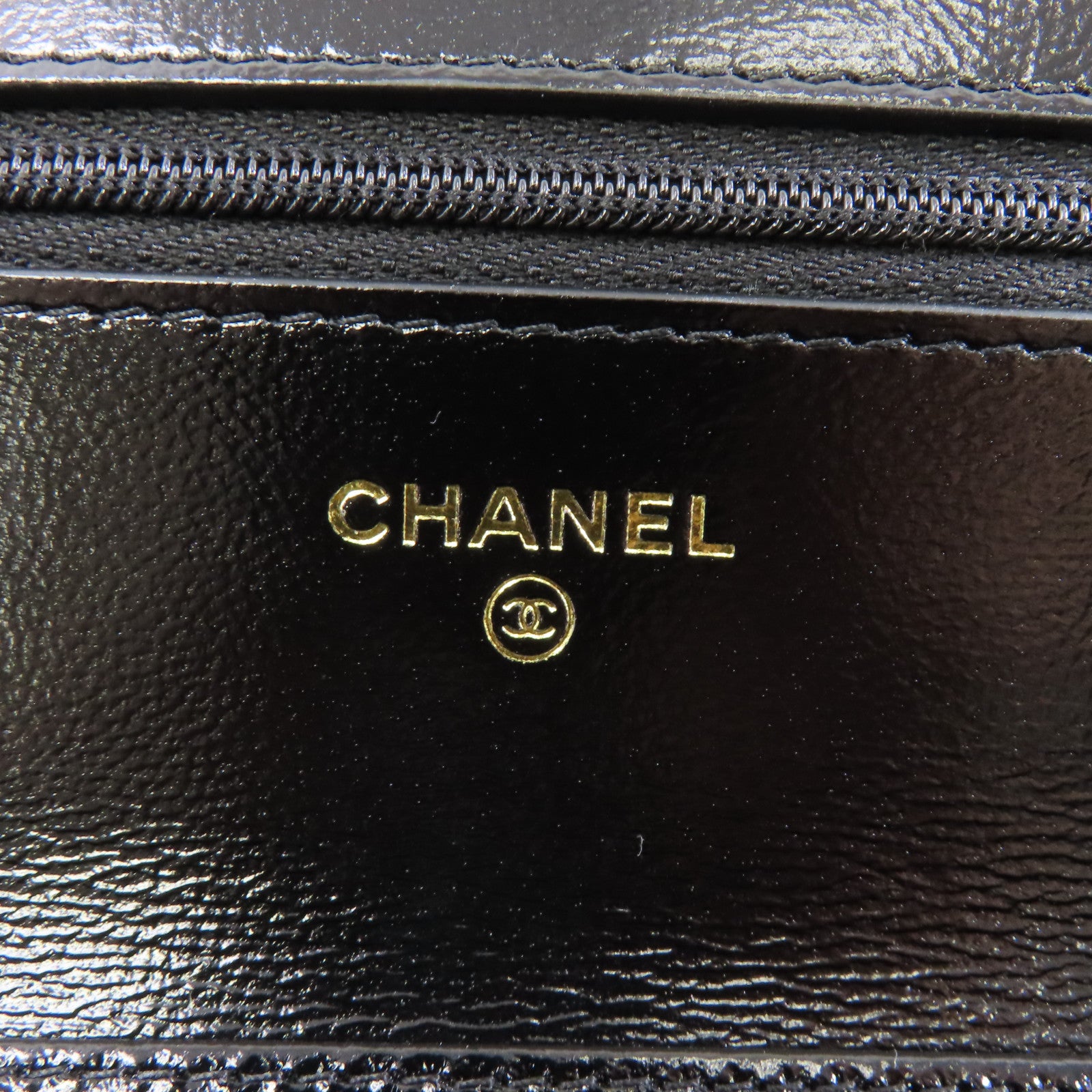CHANEL 【激減優惠】菱格牛皮皮革Chanel 31 Wallet On Chain金扣鏈帶肩背袋黑色