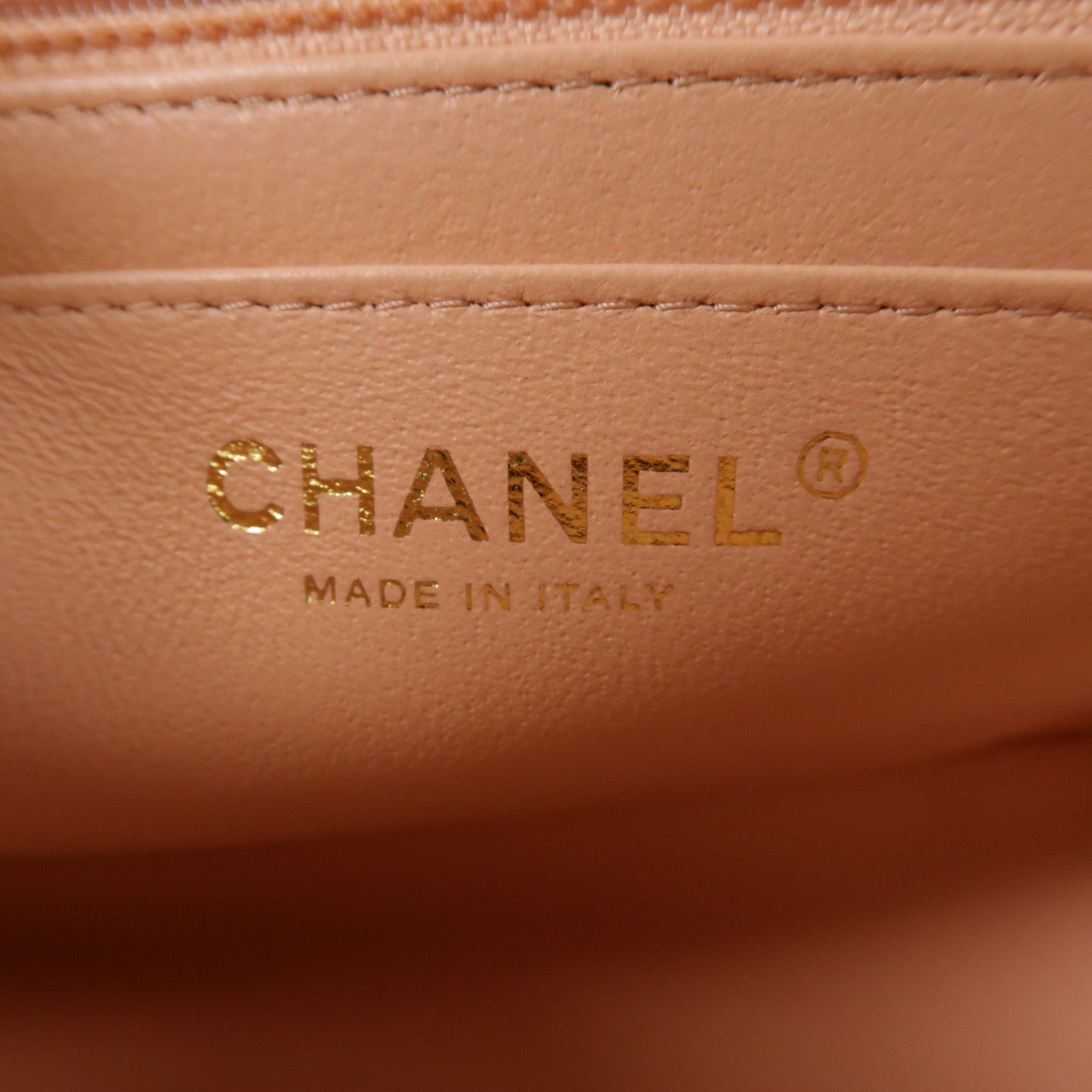 CHANEL 菱格羊皮皮革Chain Shoulder金扣鏈帶肩背袋粉紅色