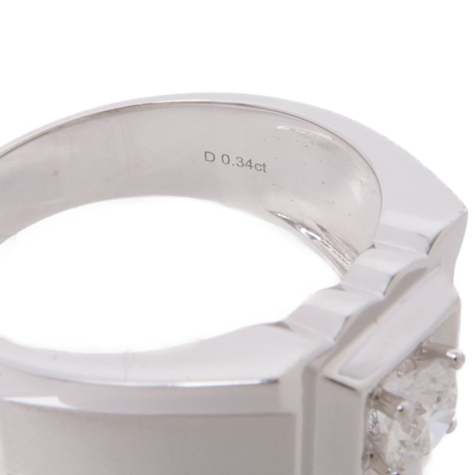JEWELRY 18K白金Diamond Ring鑽石戒指US#7.75