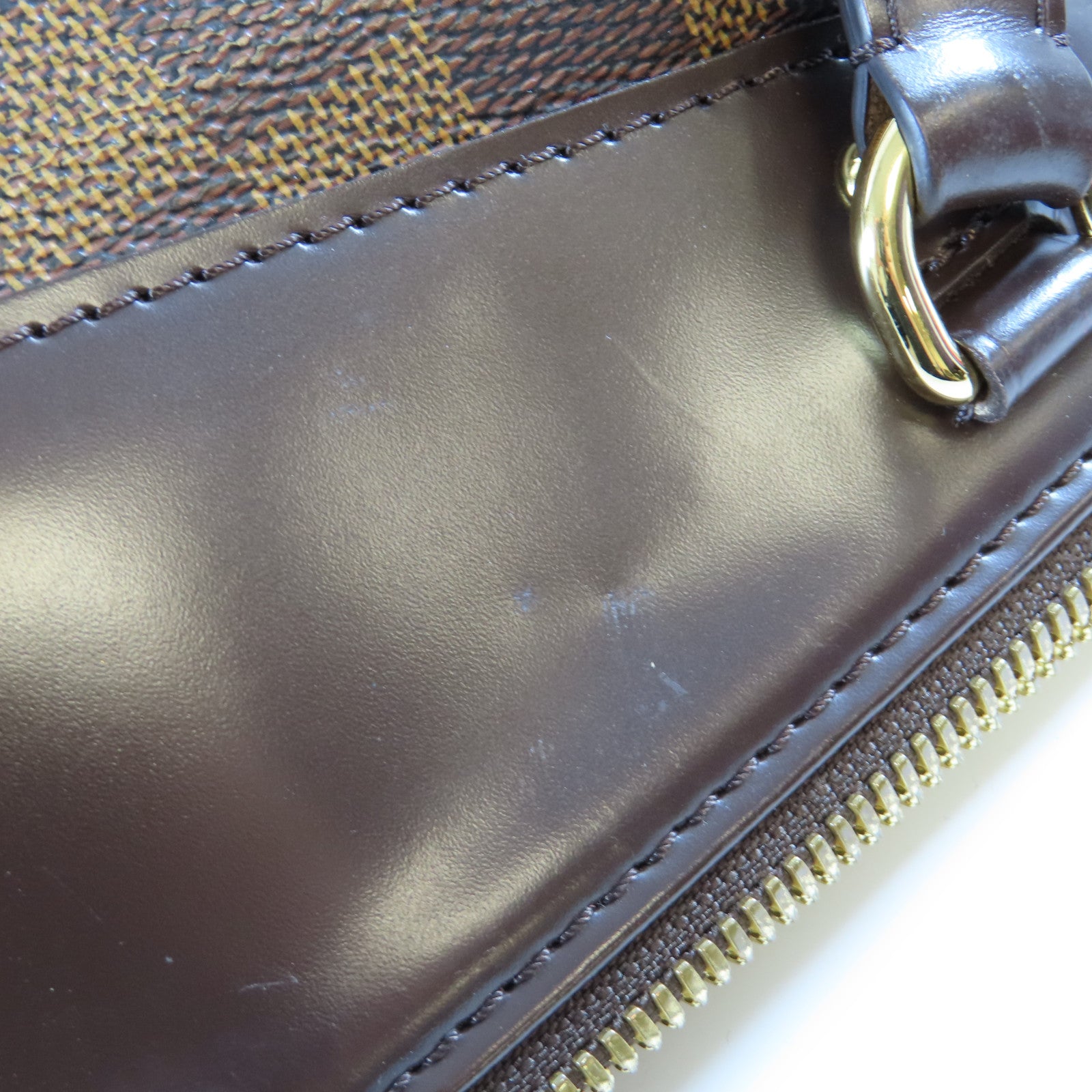 LOUIS VUITTON **【激減優惠】Damier Ebene Westminster GM金扣肩背袋啡色