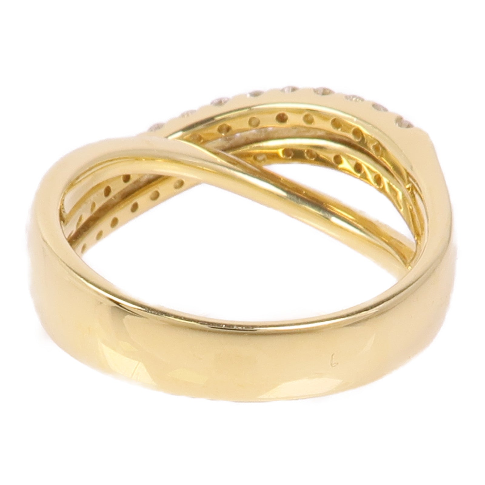 JEWELRY 18K黃金Diamond Ring鑽石戒指US#6.25