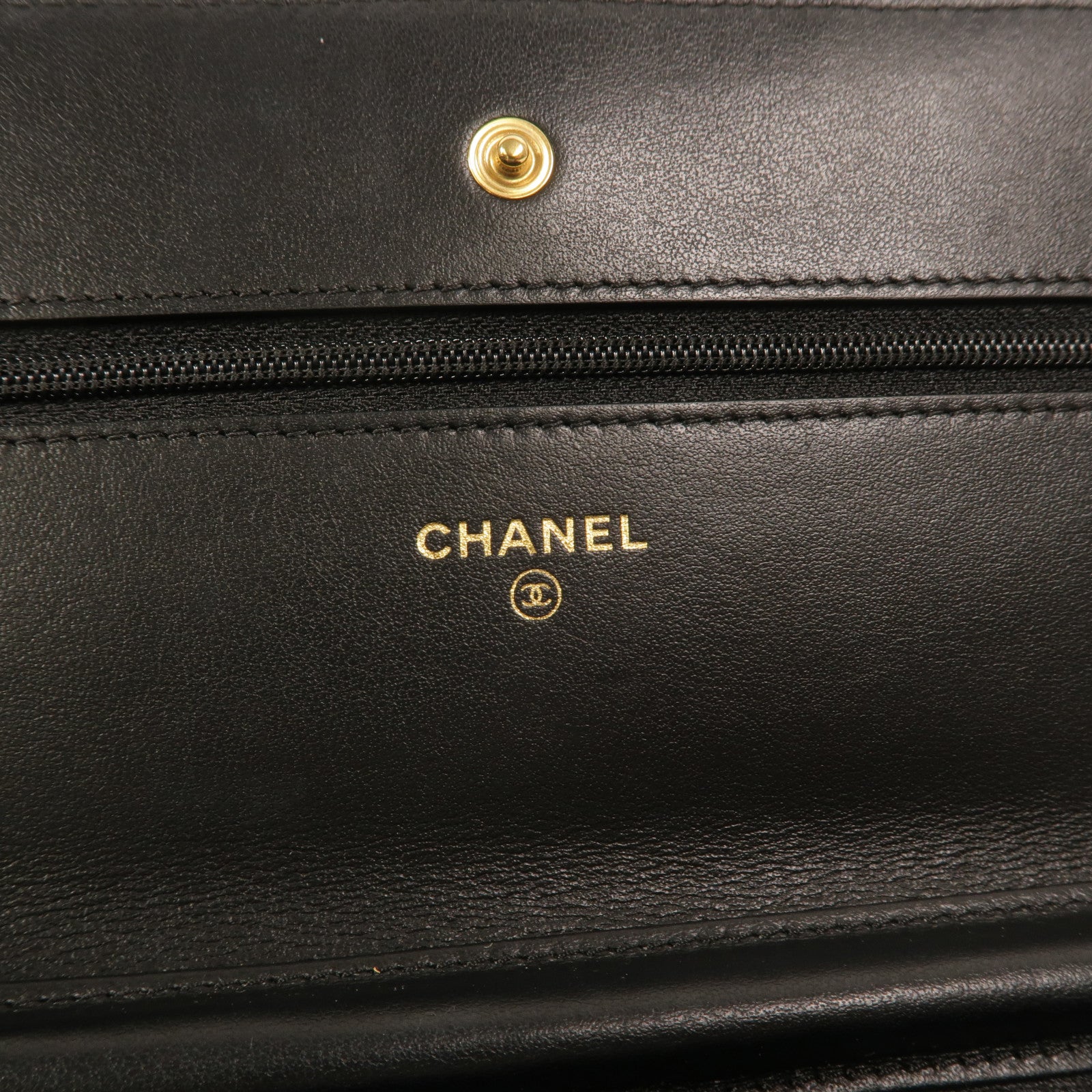 CHANEL 羊皮皮革Wallet On Chain鏈帶肩背袋