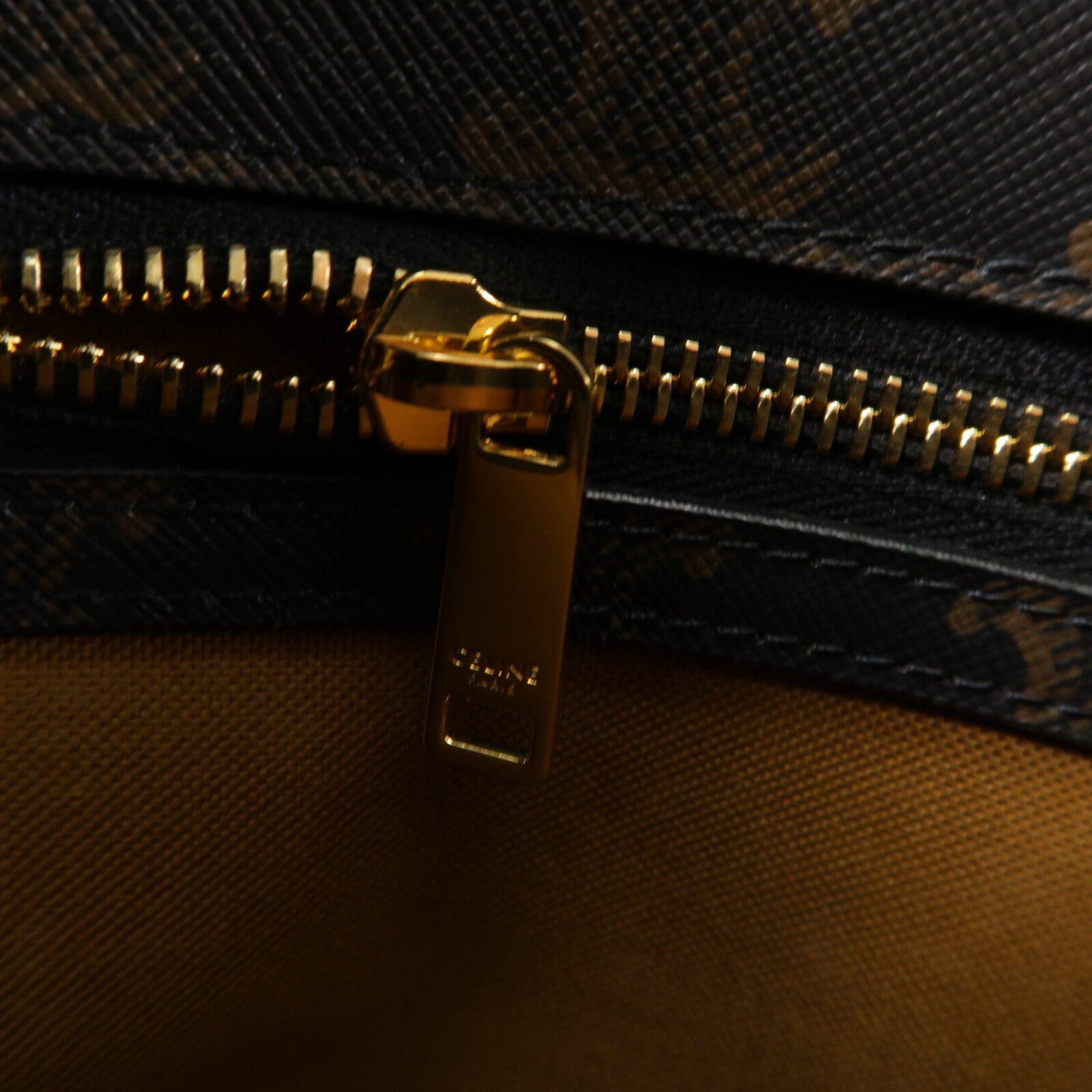 CELINE 塗層帆布Vertical Cabas Triomphe手挽肩背兩用袋