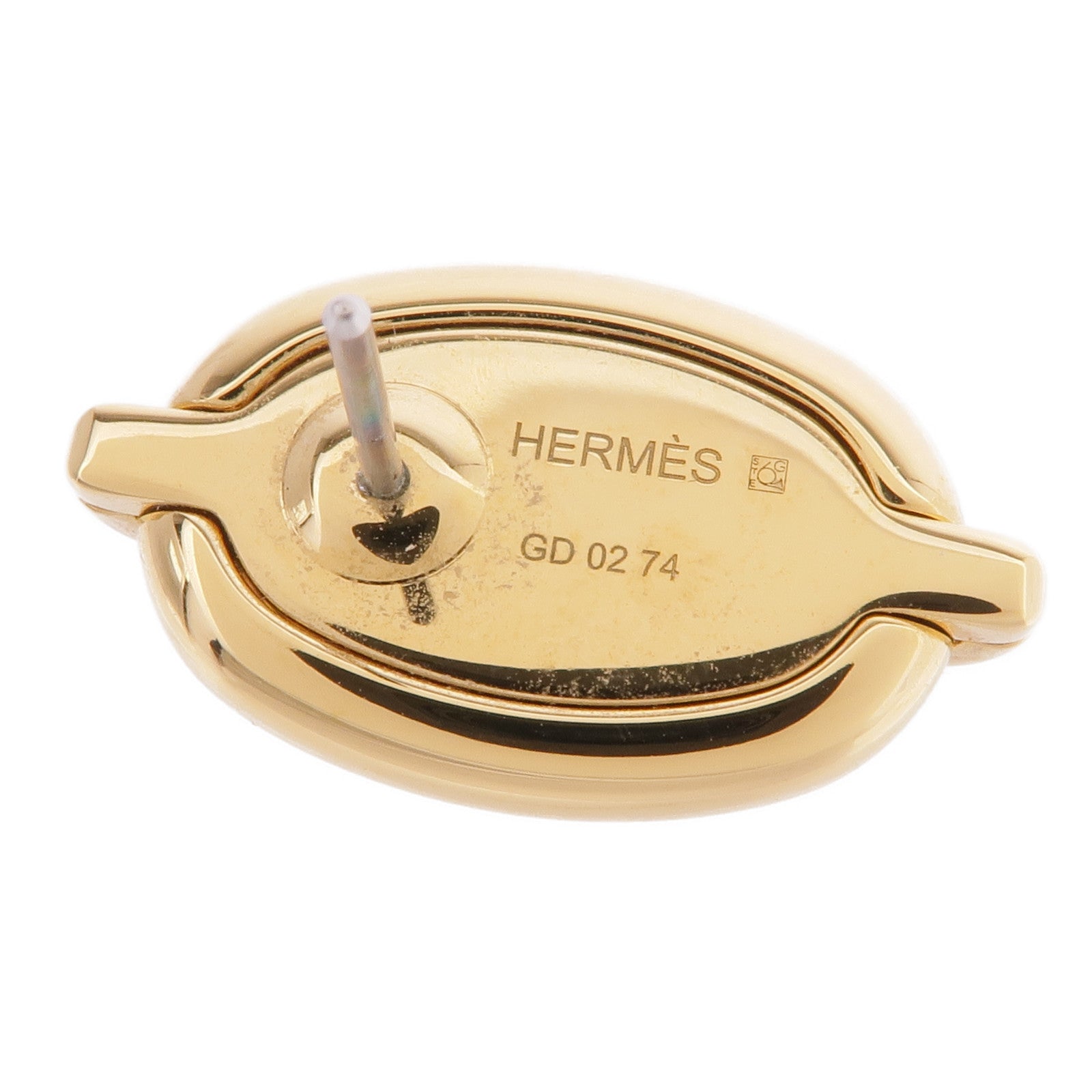 HERMES 【激減優惠】金屬Mini Maillon Earrings耳環