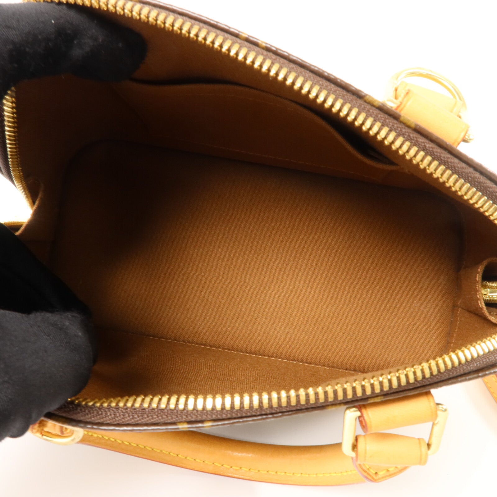 LOUIS VUITTON Monogram Alma BB金扣手挽肩背兩用袋
