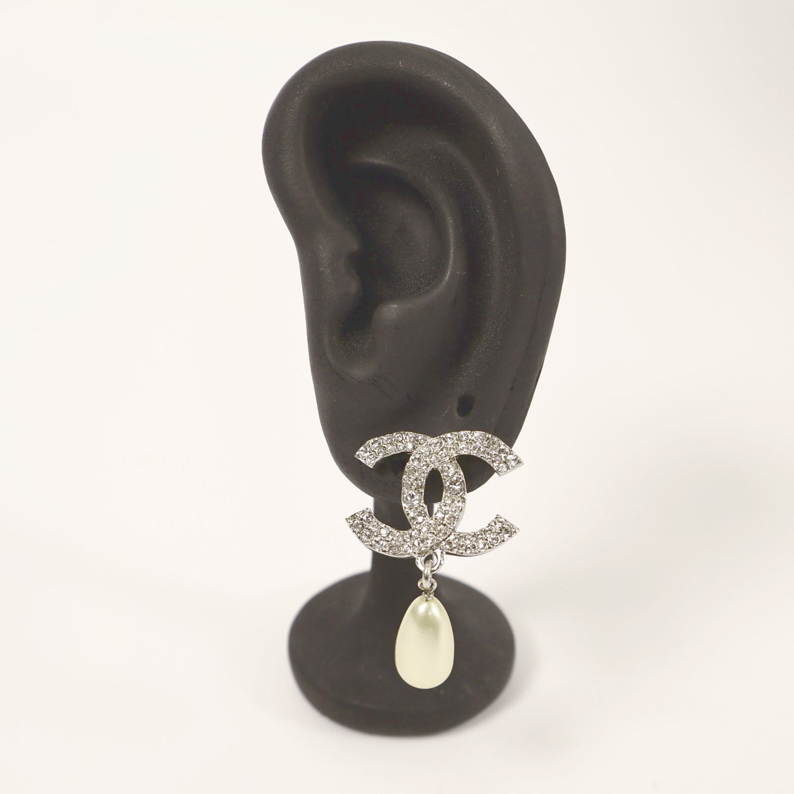 CHANEL 金屬/珍珠/水鑽Earrings耳環