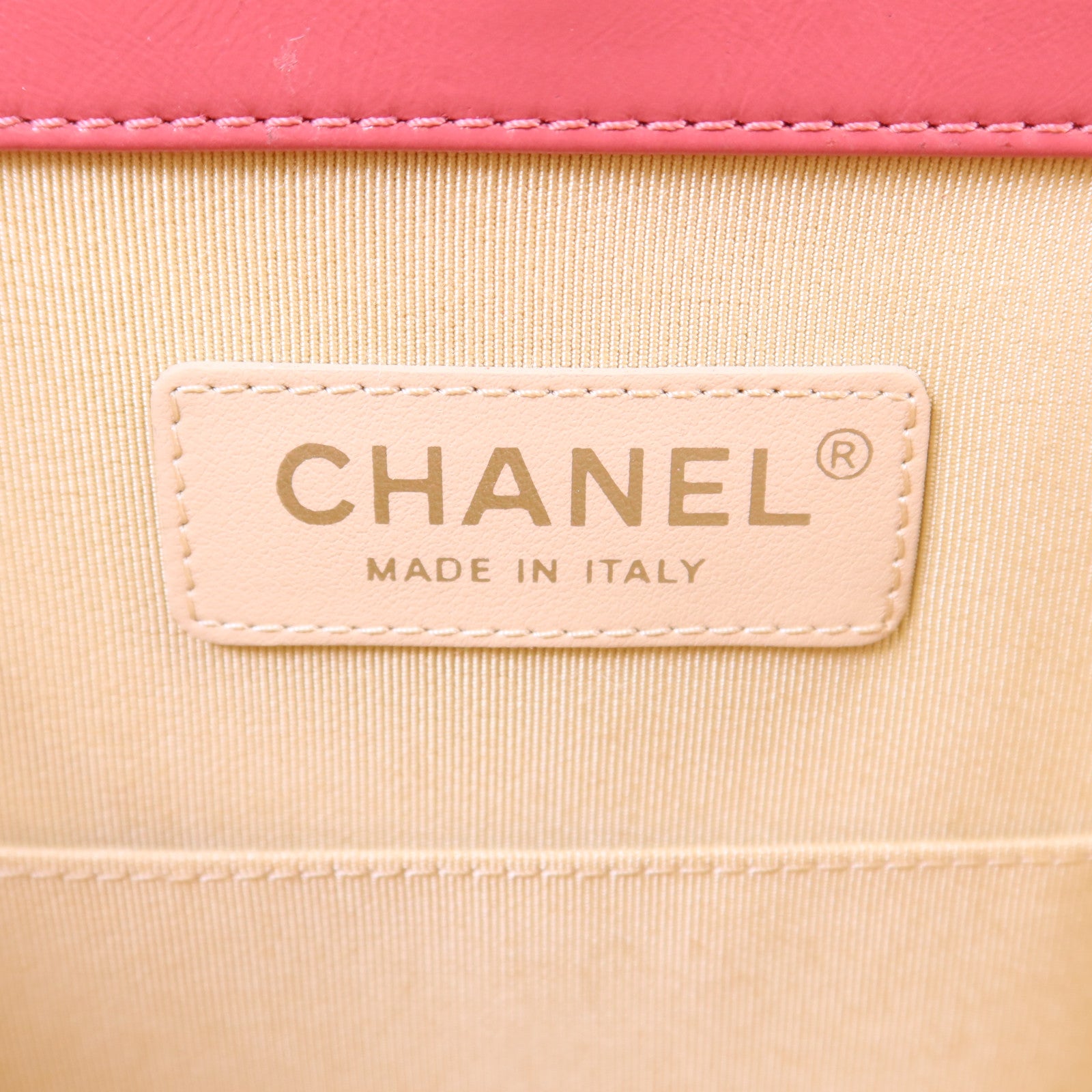 CHANEL 牛皮皮革Wicker Vanity銀扣鏈帶手挽肩背兩用袋