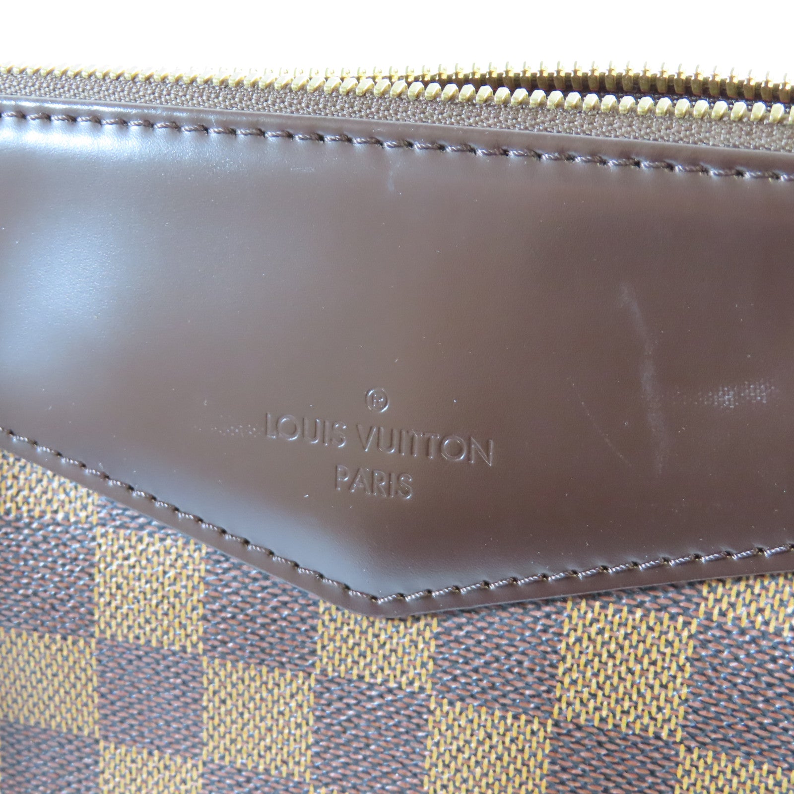 LOUIS VUITTON **【激減優惠】Damier Ebene Westminster GM金扣肩背袋啡色