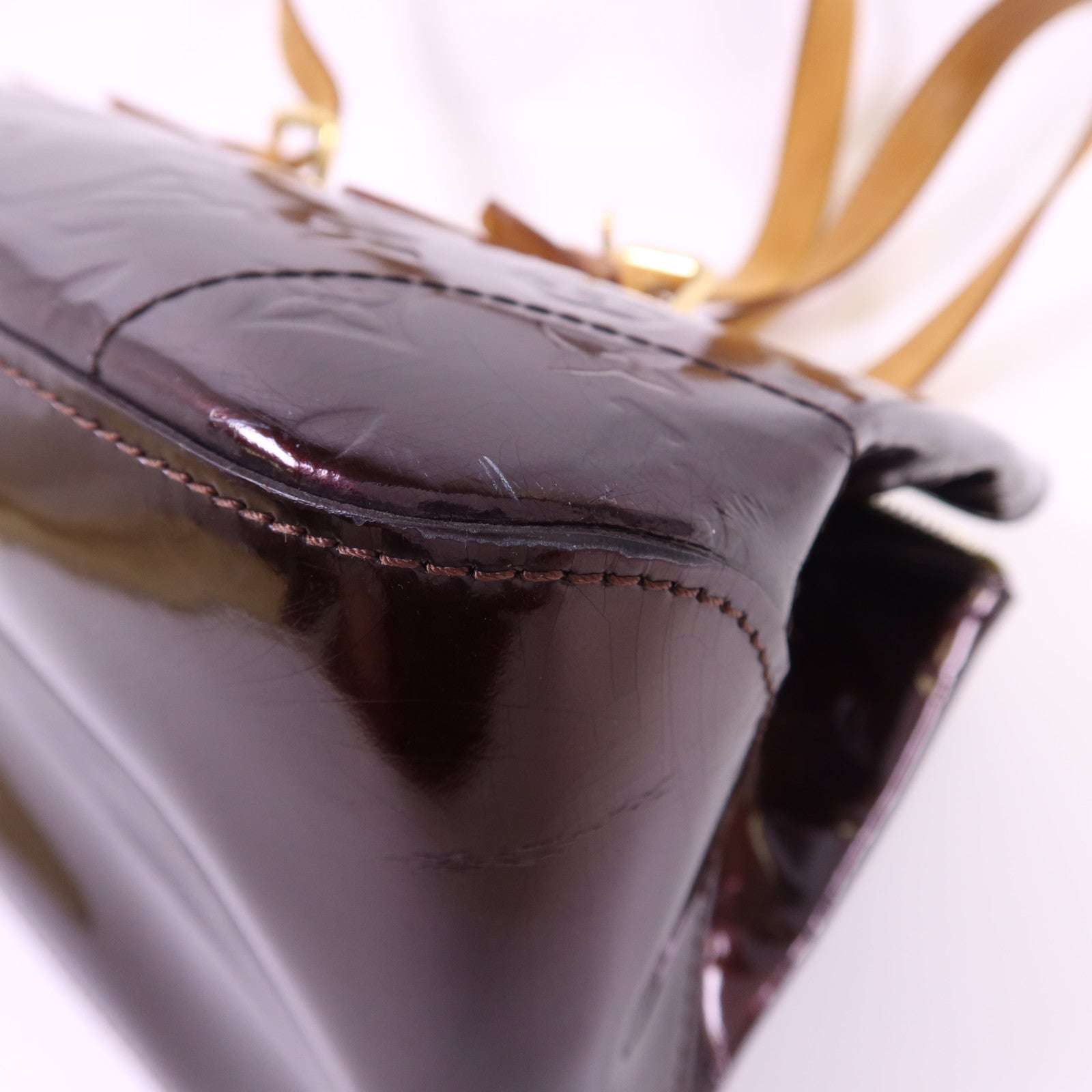 LOUIS VUITTON Vernis Rosewood Avenue金扣肩背袋