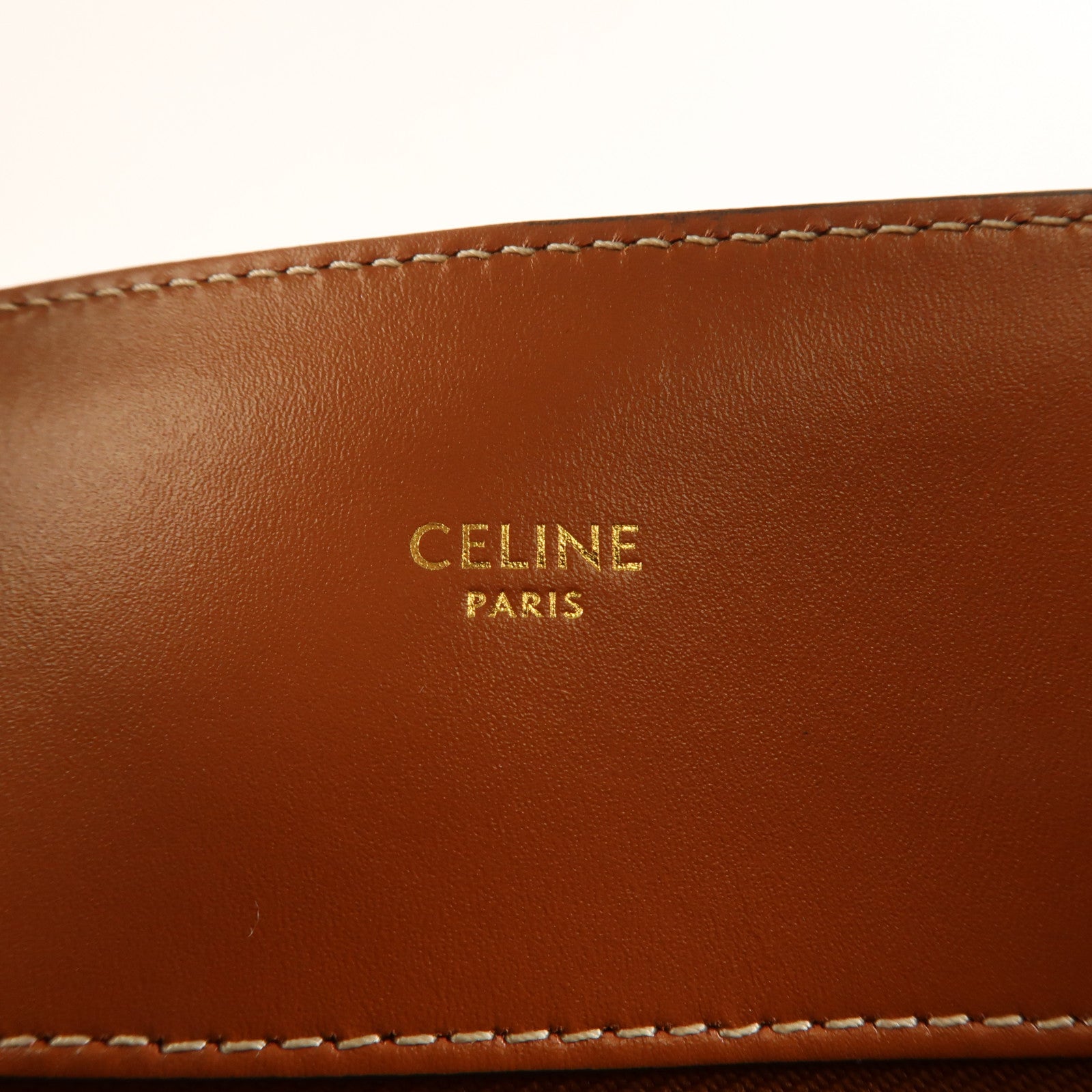 CELINE 帆布2 Way Shoulder金扣手挽肩背兩用袋藍色