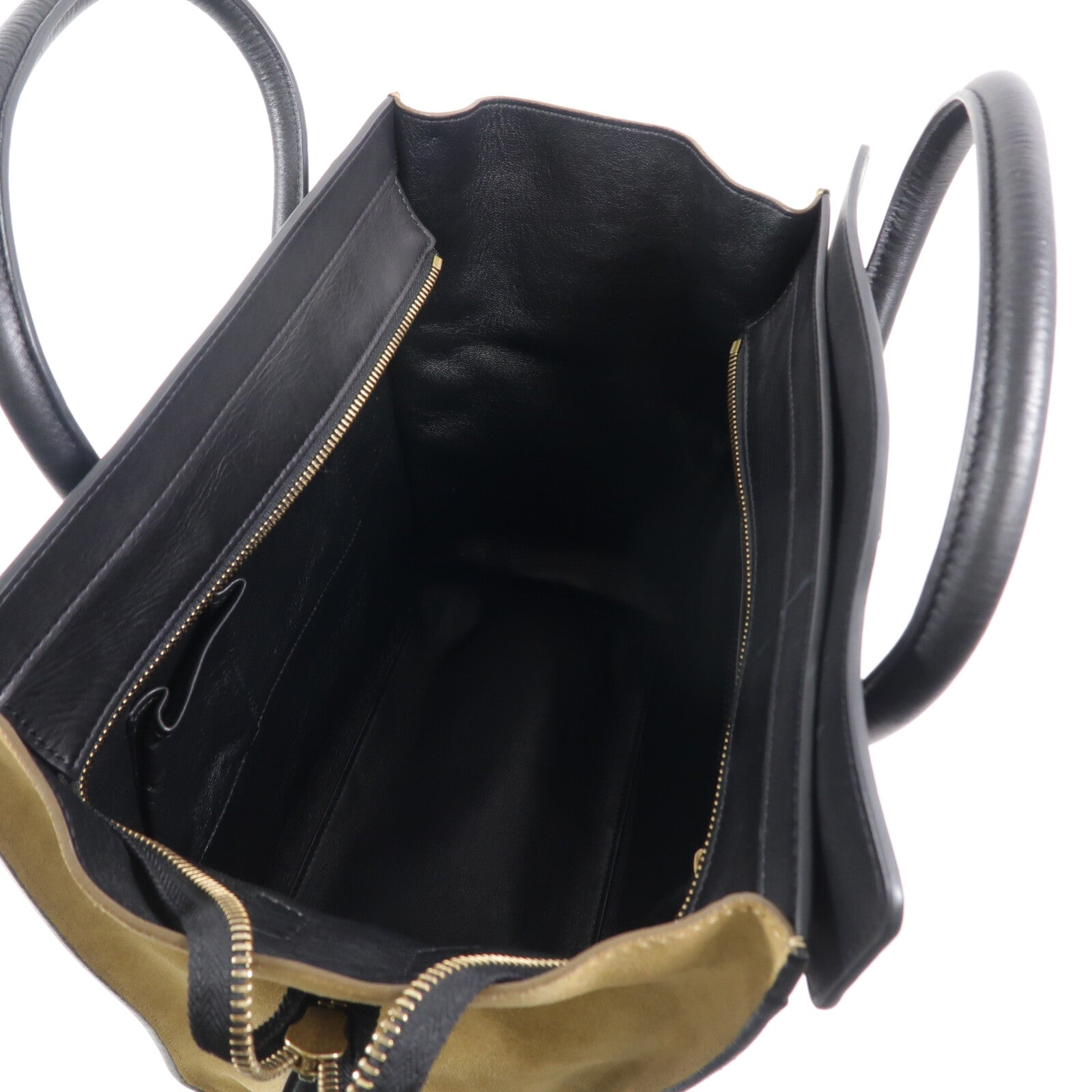 CELINE 牛皮皮革Mini Luggage手挽袋