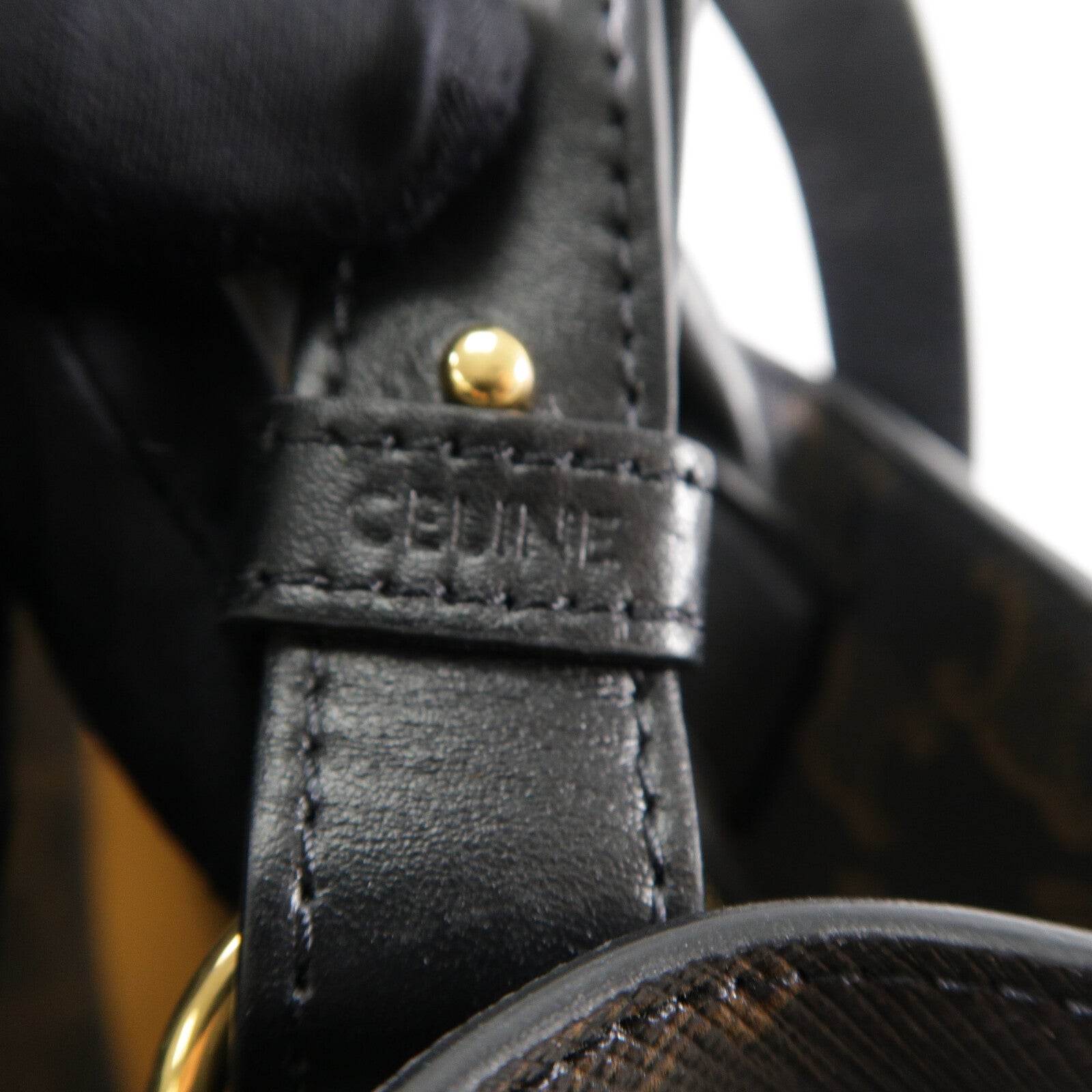 CELINE 塗層帆布Vertical Cabas Triomphe手挽肩背兩用袋