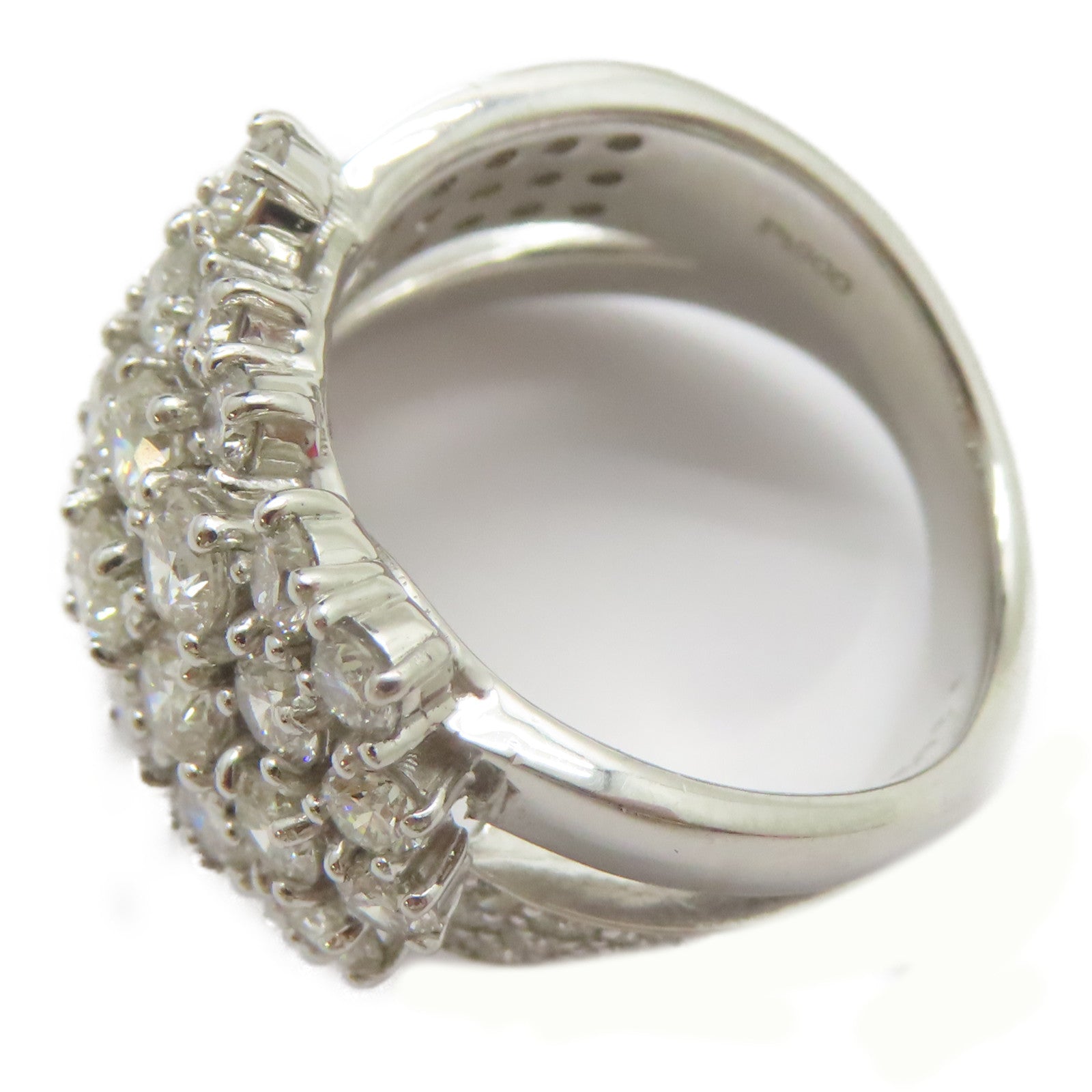 JEWELRY PT900鉑金Diamond Ring 3.00ct鑽石戒指US#6.5