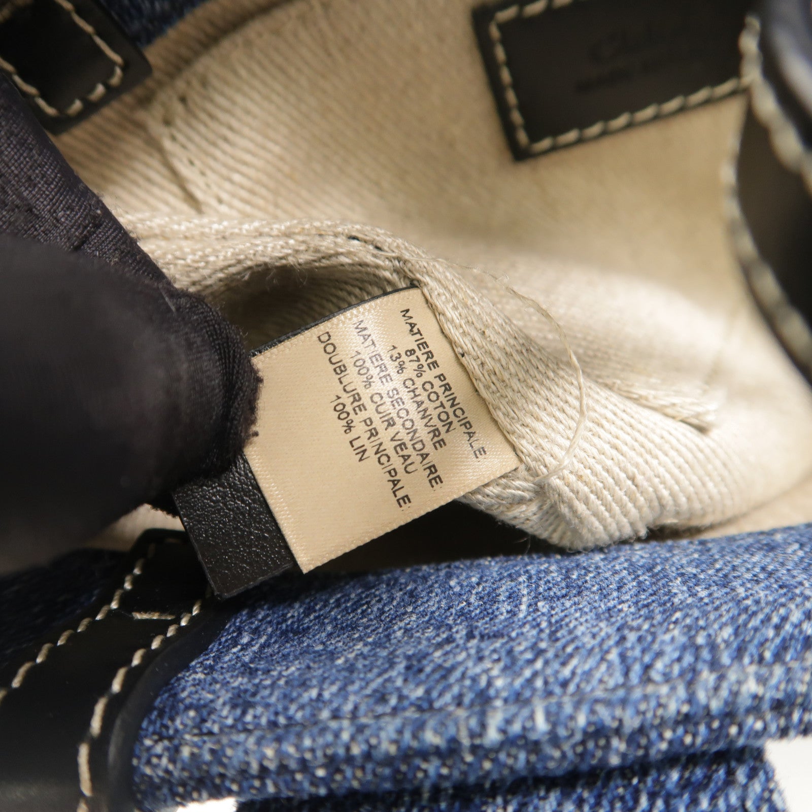 Chloe 牛仔布Woody Tote Mini手挽肩背兩用袋