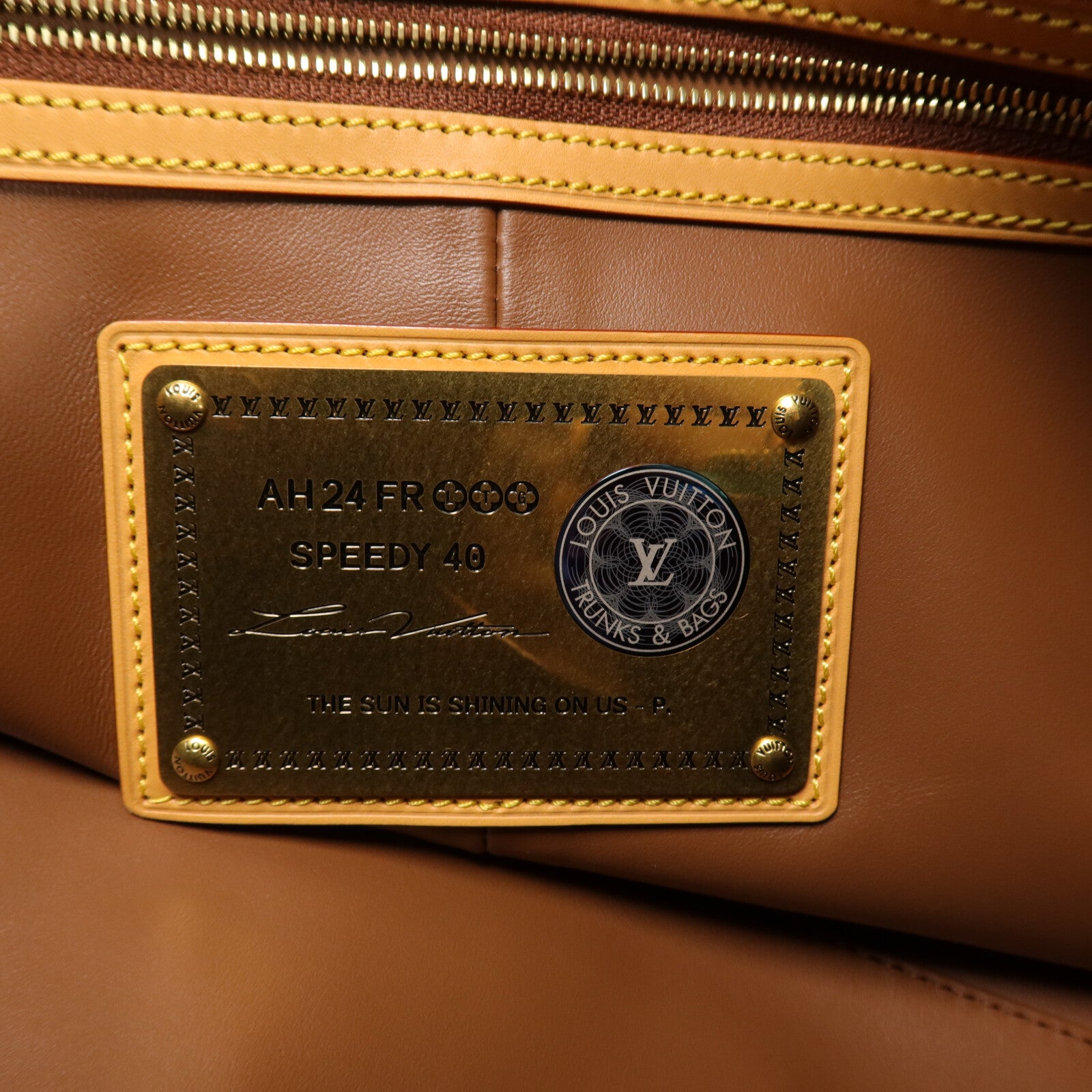 LOUIS VUITTON 牛皮皮革Speedy P9 Bandouliere 40手挽肩背兩用袋